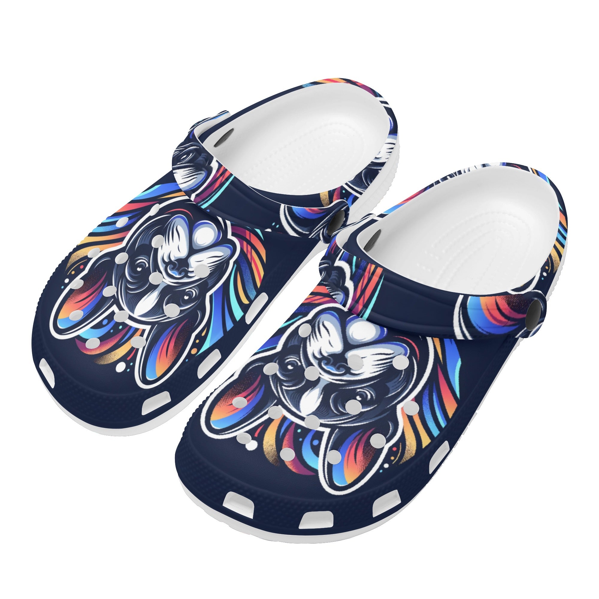 Ivy - Unisex Clogs for French Bulldog Owners and Fans for Frenchies-fadou
