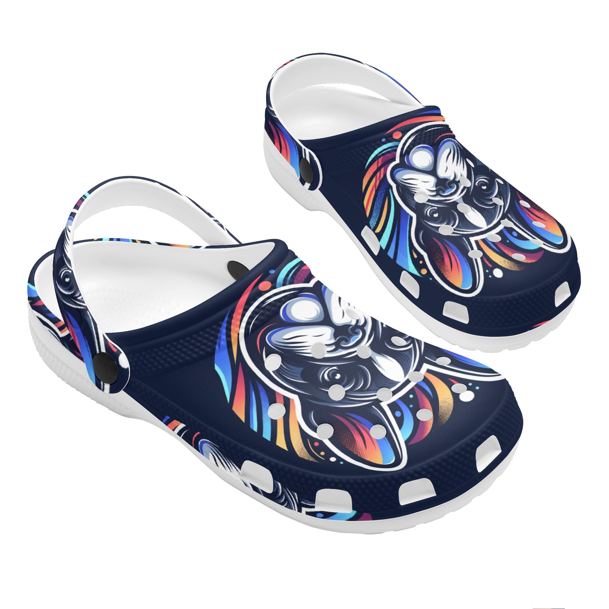 Ivy - Unisex Clogs for French Bulldog Owners and Fans for Frenchies-fadou