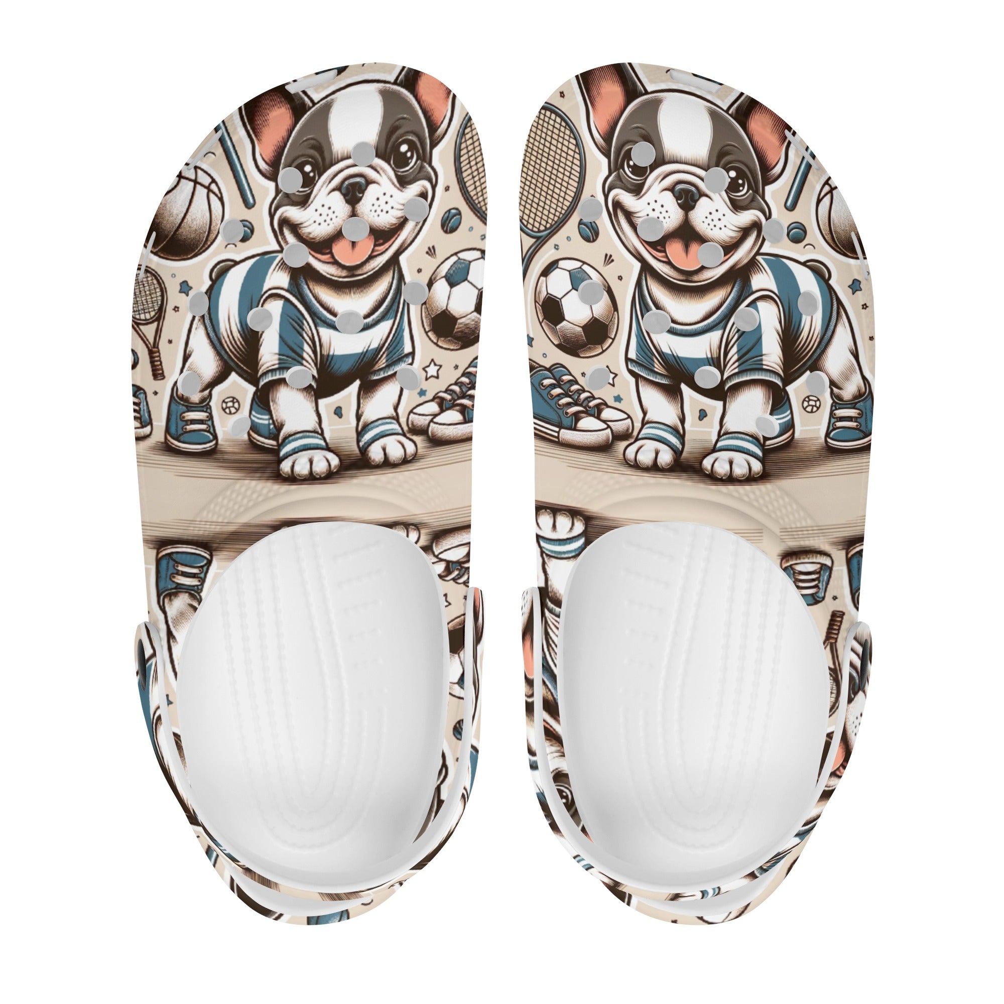 Molly - Unisex Clogs for French Bulldog Owners and Fans-fadou