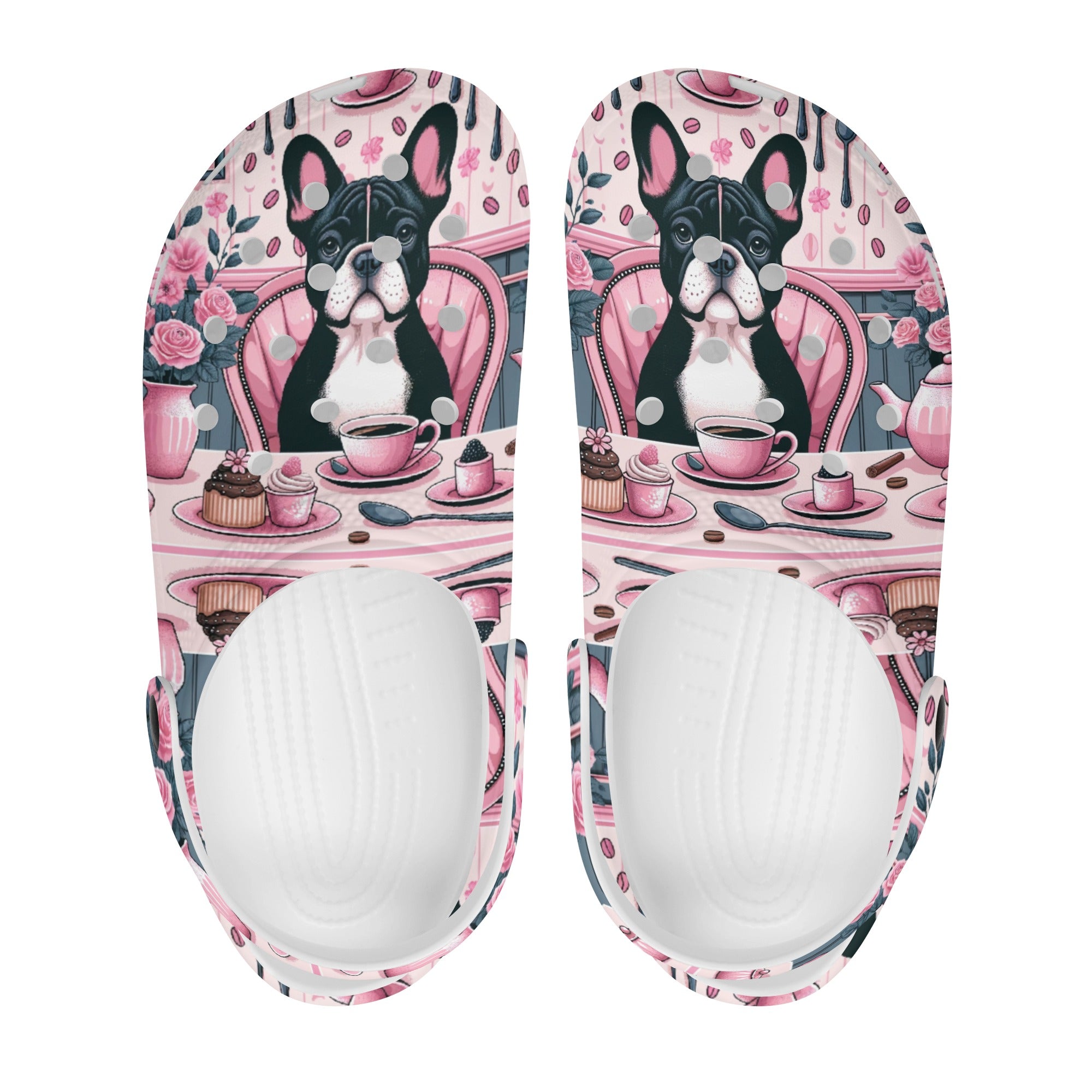 Coco - Unisex Clogs for French Bulldog Owners and Fans for Frenchies-fadou
