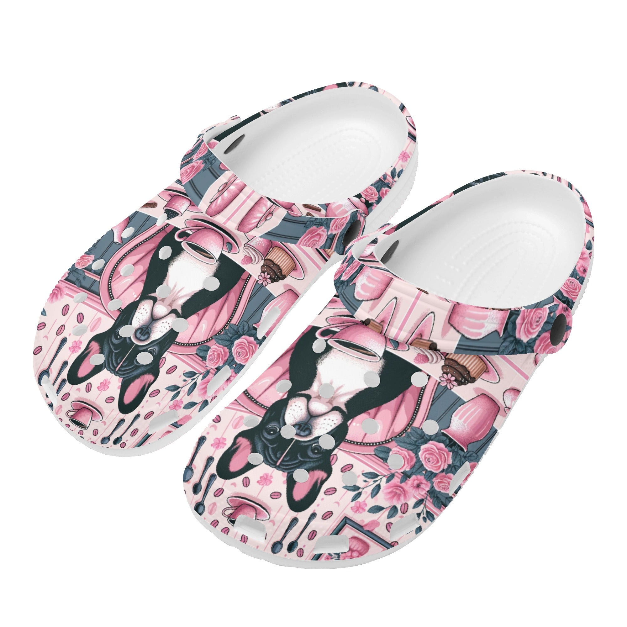 Coco - Unisex Clogs for French Bulldog Owners and Fans for Frenchies-fadou