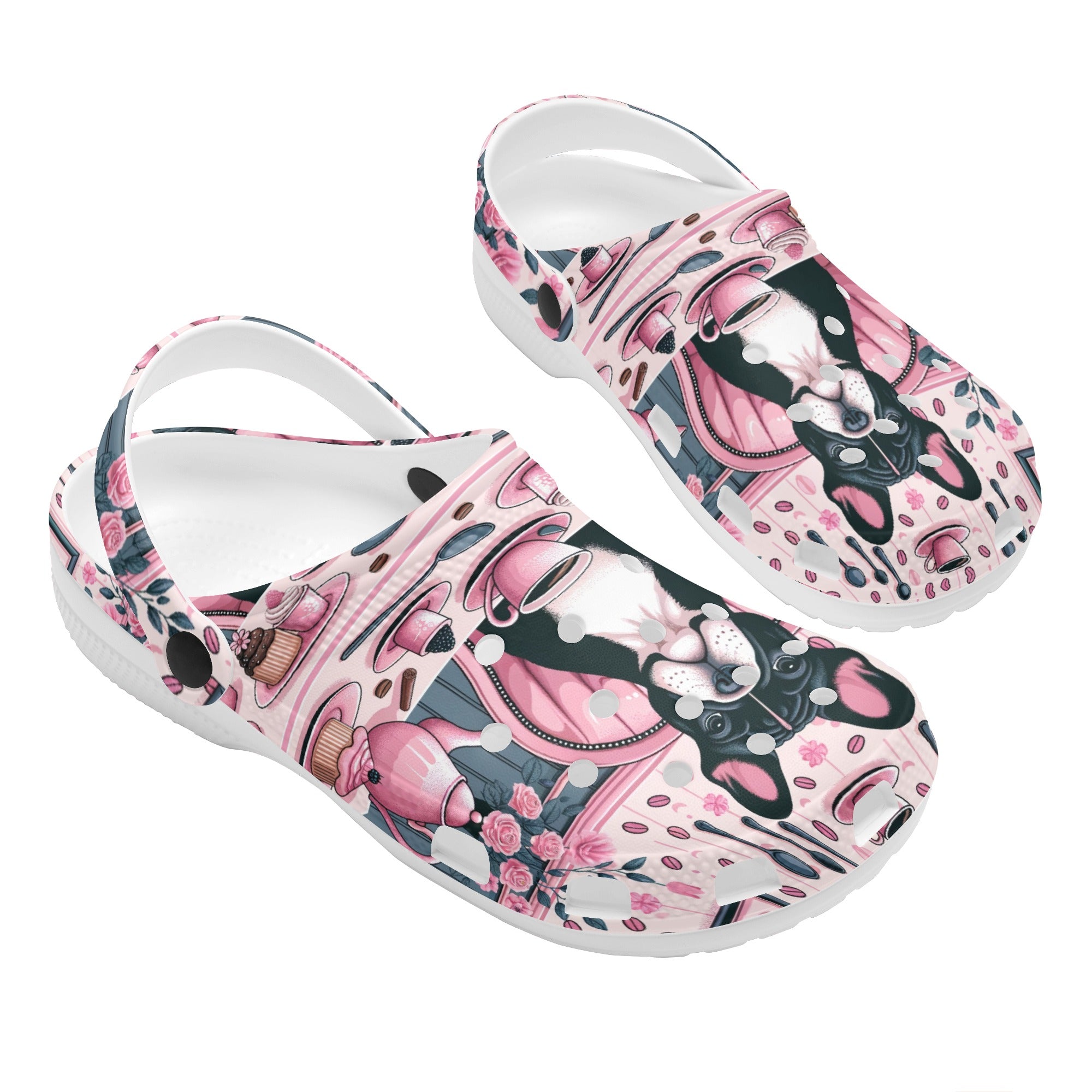 Coco - Unisex Clogs for French Bulldog Owners and Fans for Frenchies-fadou