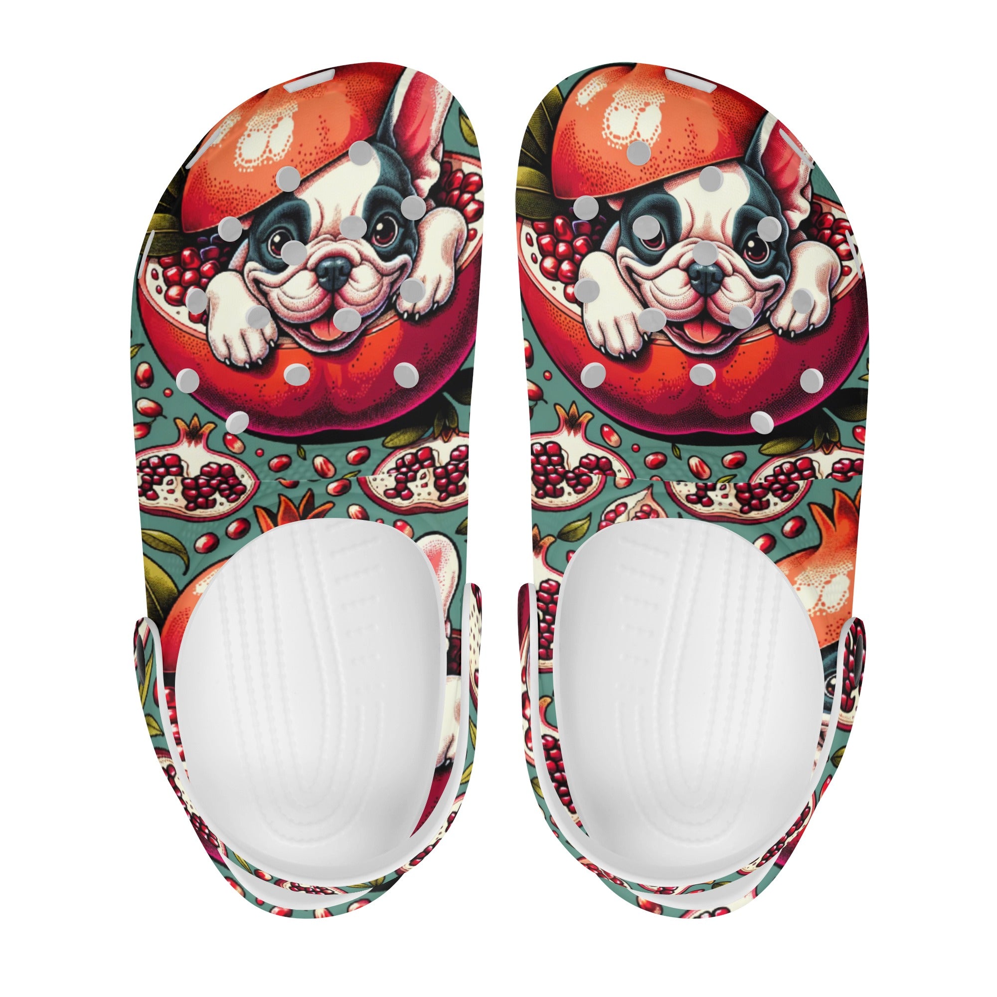 Winnie - Unisex Clogs for French Bulldog Owners and Fans-fadou