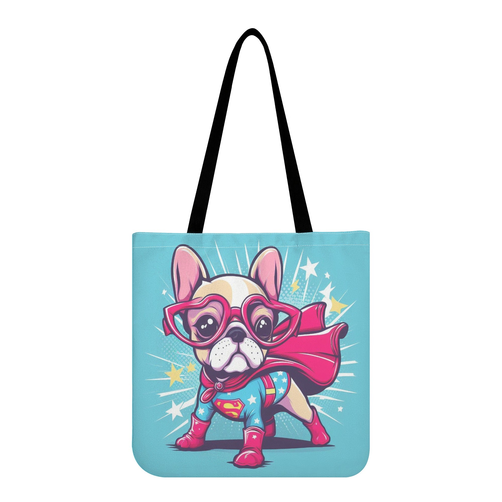 Queen French Bulldog Shoulder Handbag for Dog Park Days-fadou