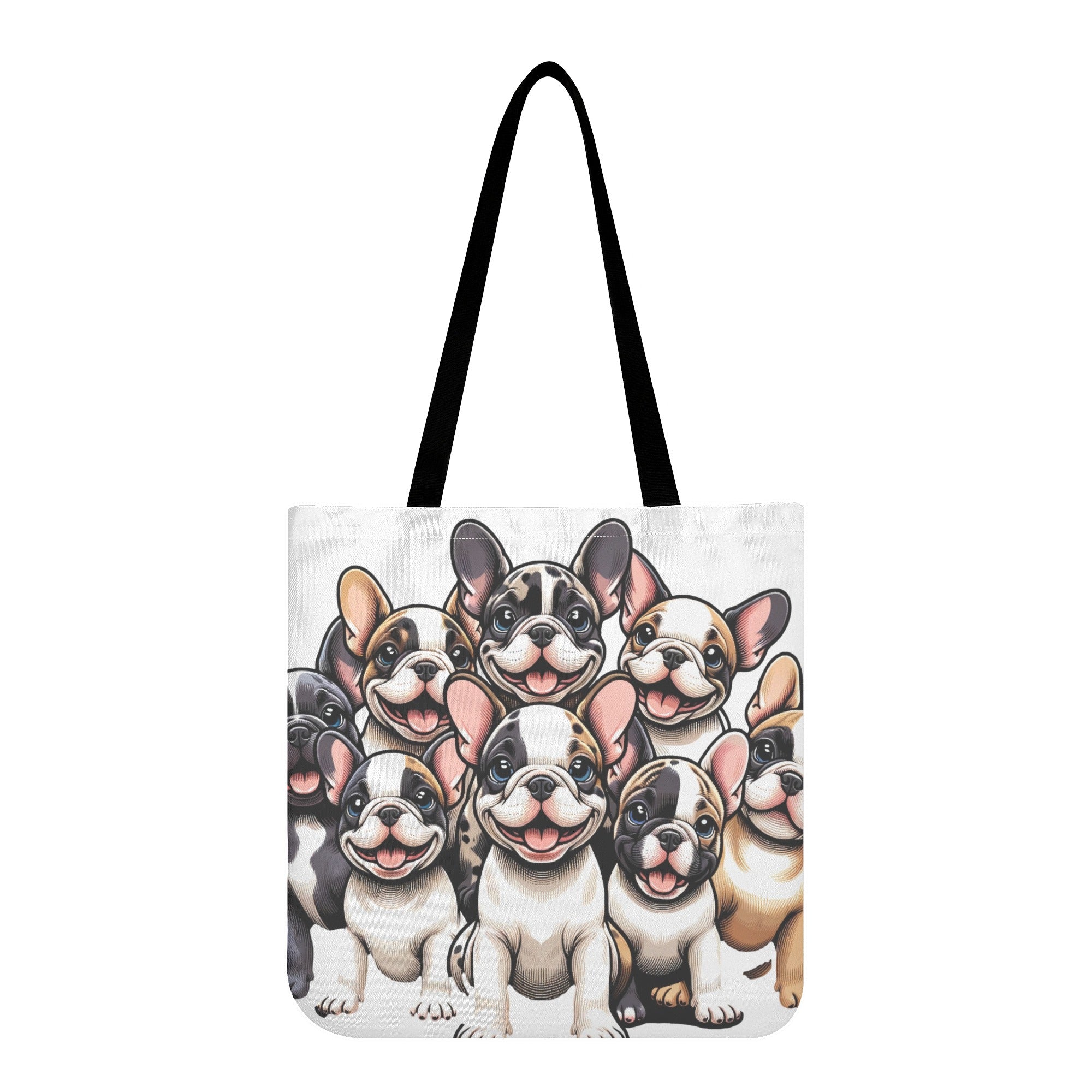Lady French Bulldog Everyday Tote for Frenchie Enthusiasts-fadou