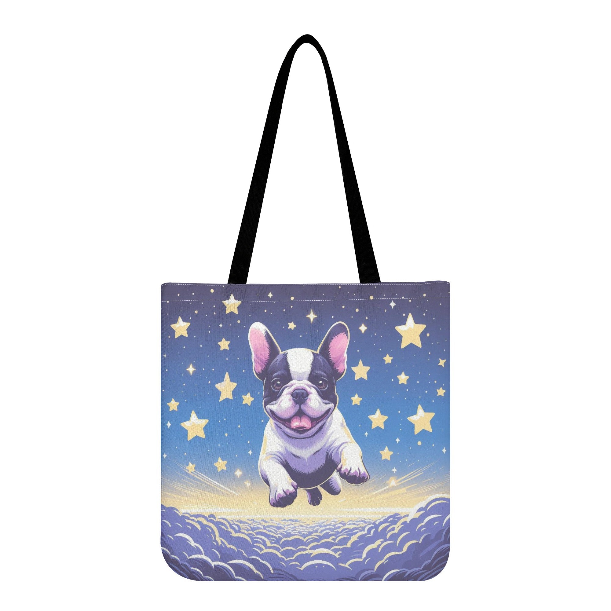 Lola French Bulldog Canvas Carryall for Dog Moms & Dads-fadou