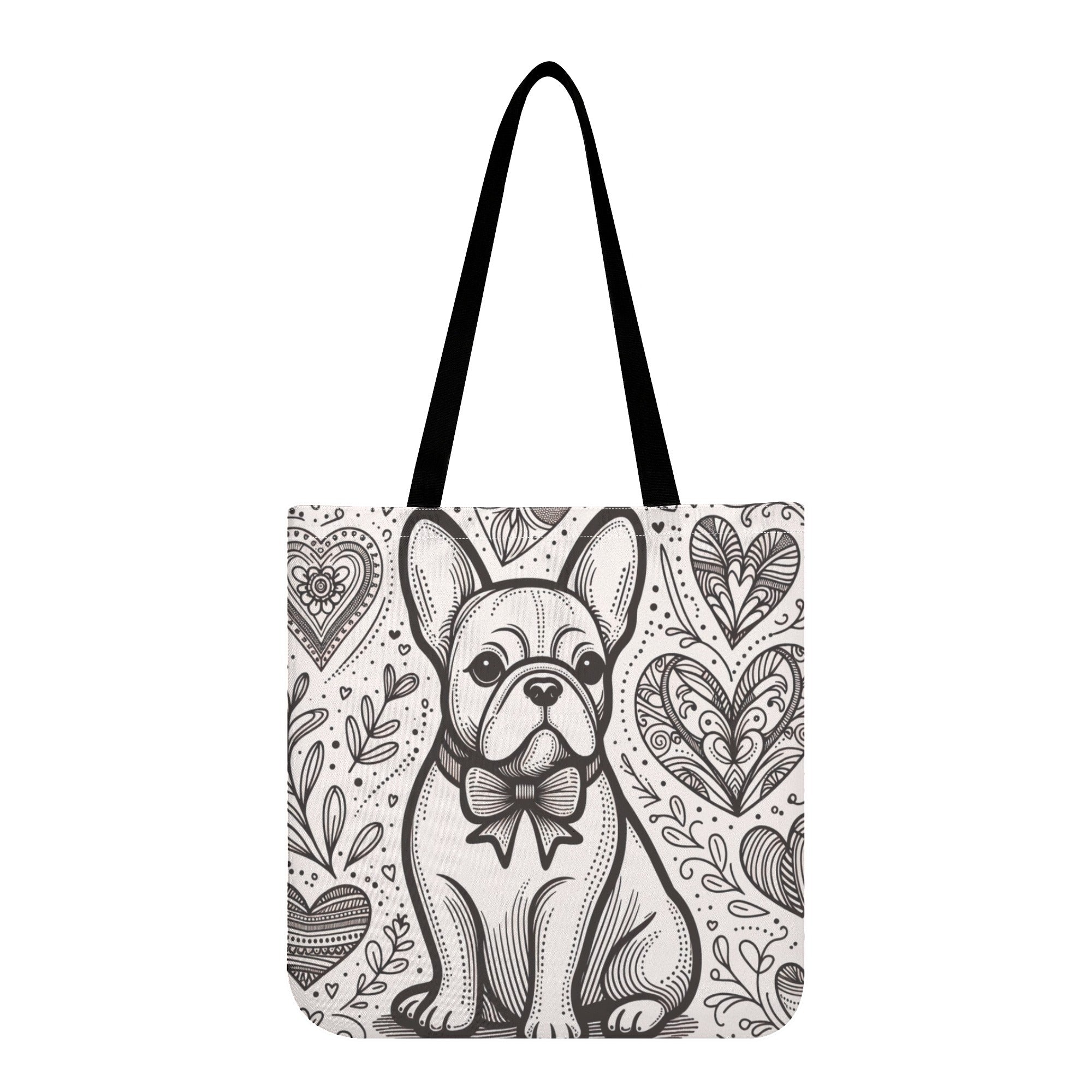 Stella French Bulldog Canvas Carryall for Dog Park Days-fadou