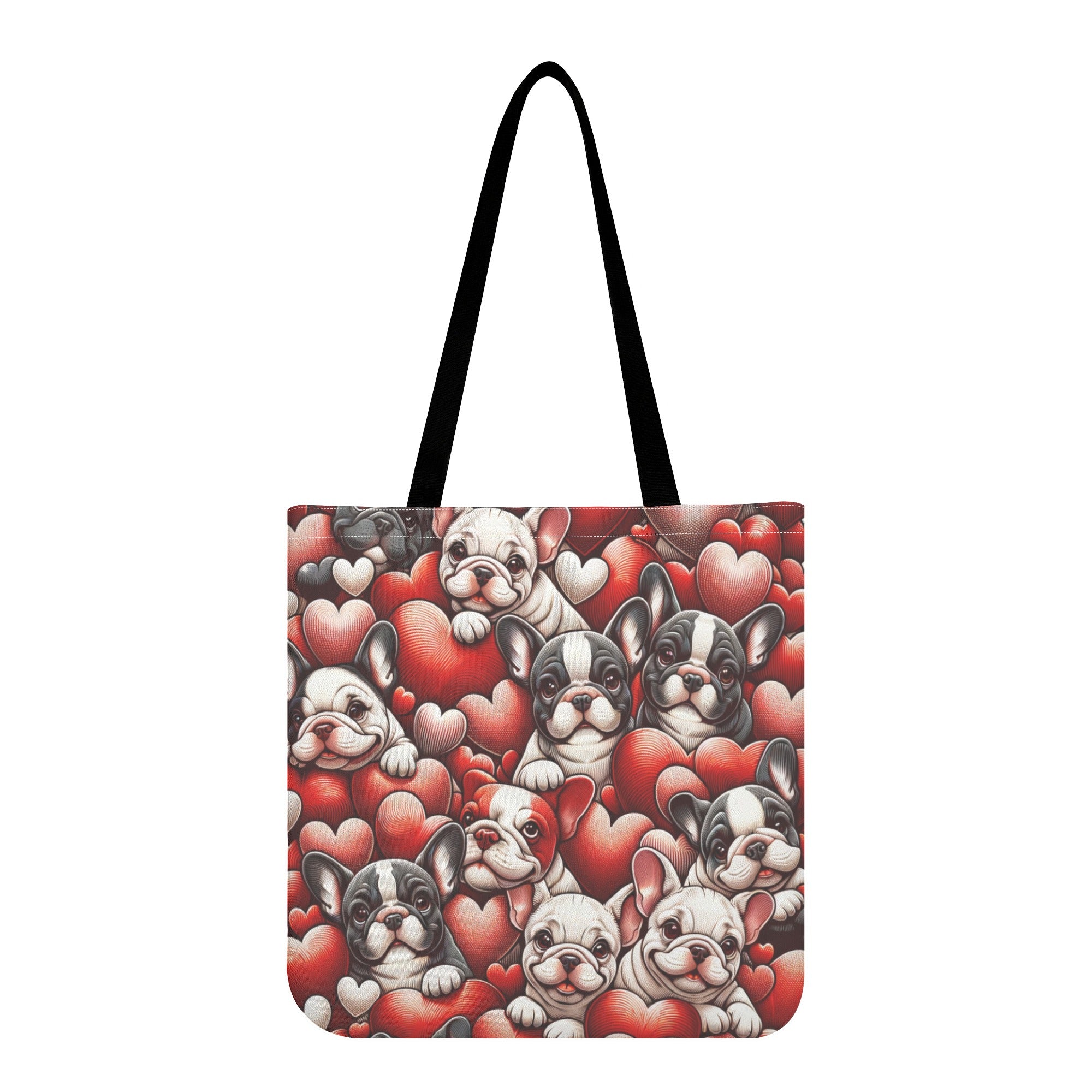 Lily French Bulldog Canvas Carryall for Frenchie Enthusiasts-fadou