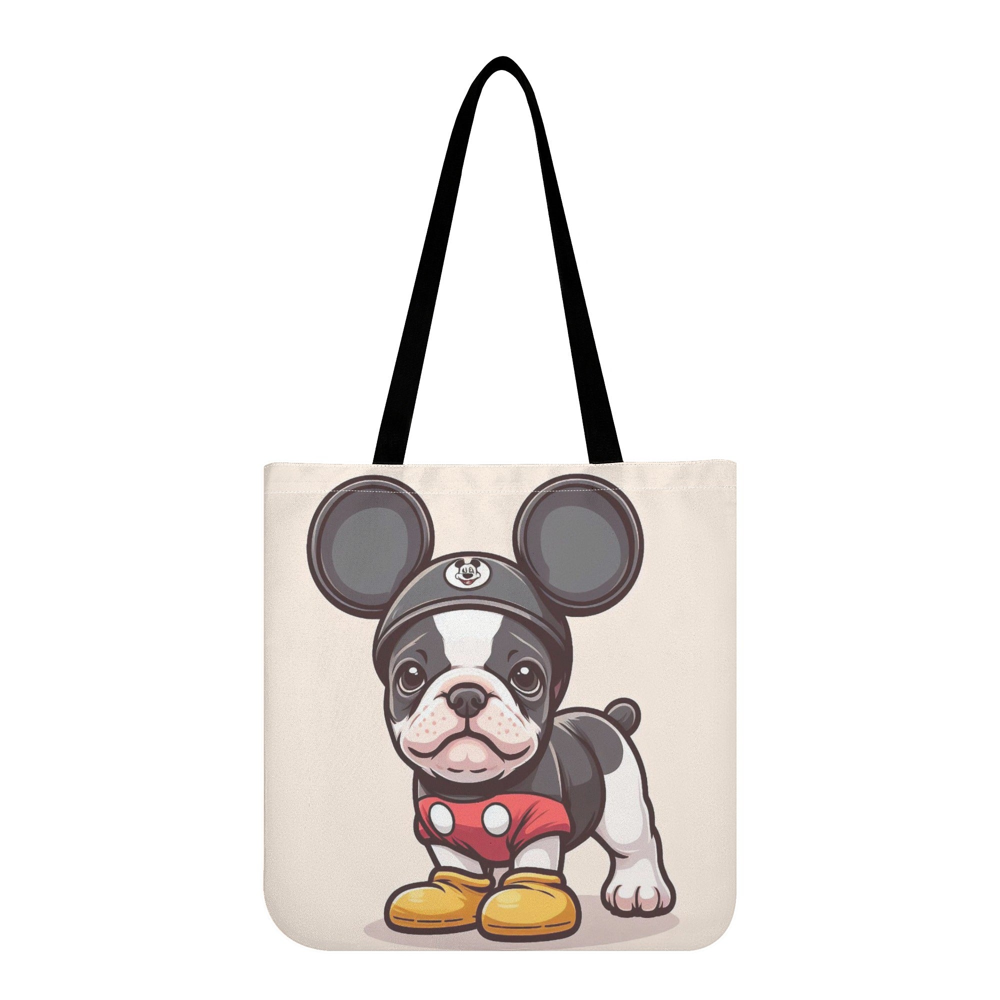 Charlie French Bulldog Canvas Carryall for Frenchie Enthusiasts-fadou