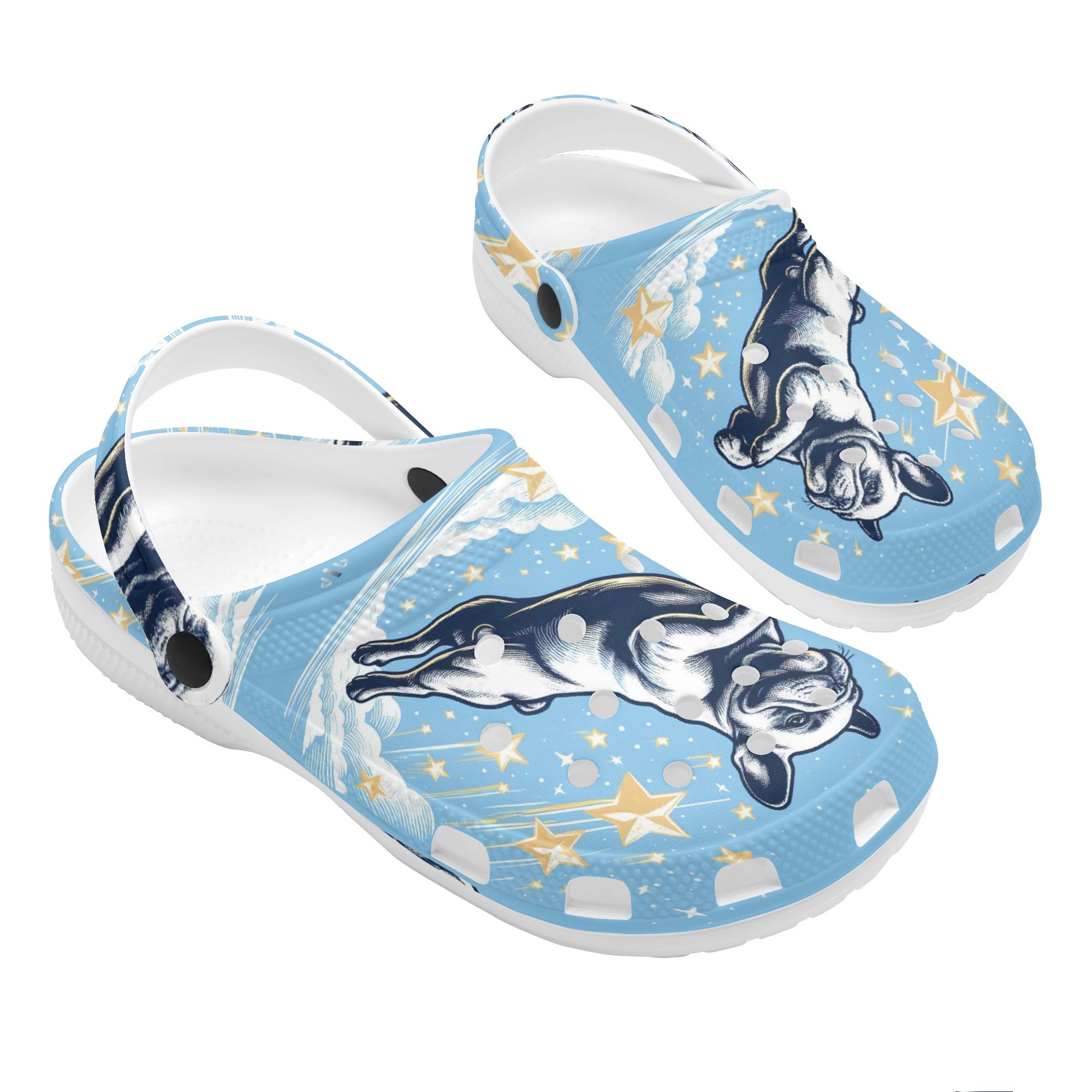 Thor - Unisex Clogs for French Bulldog Owners and Fans for Frenchies-fadou