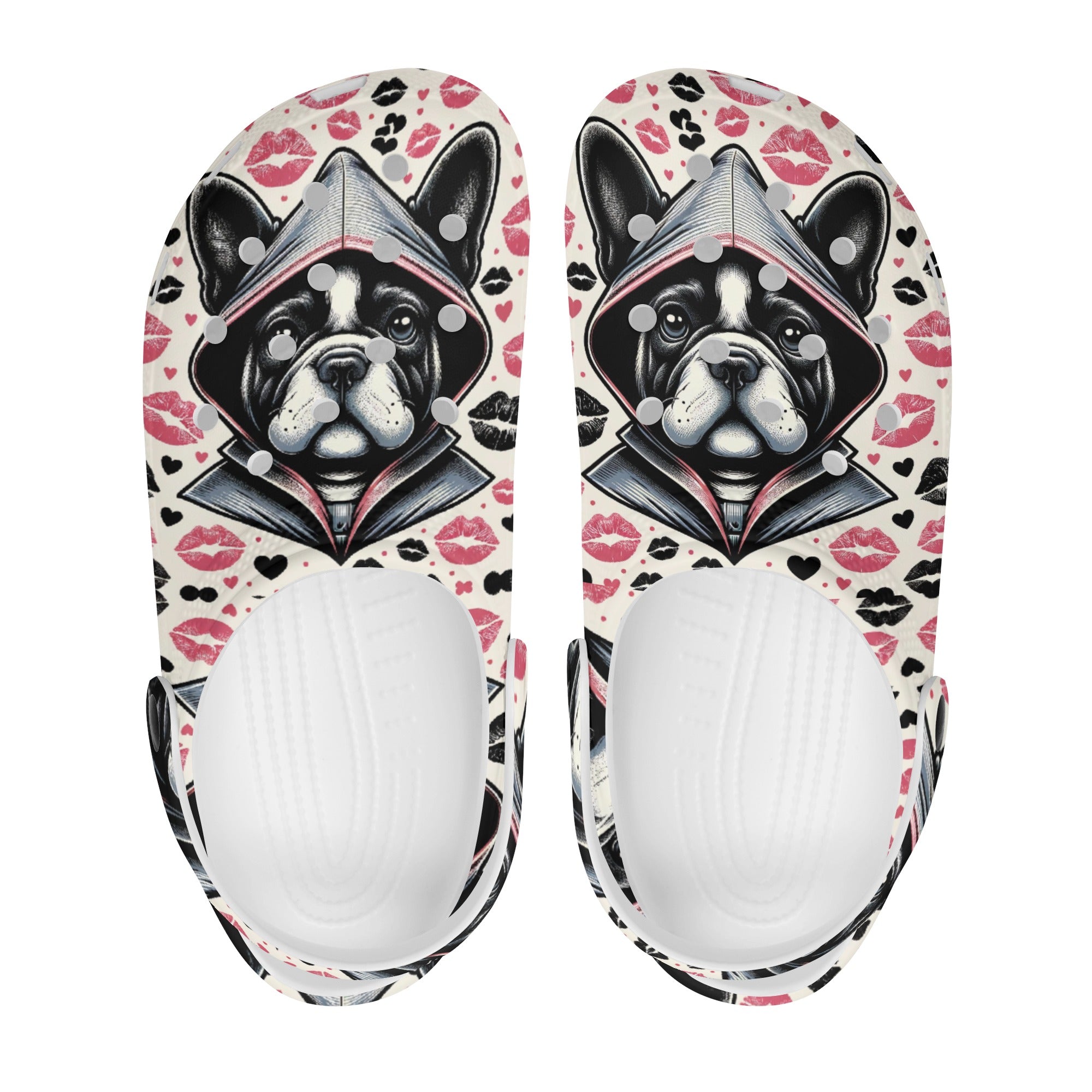 Diego - Unisex Clogs for French Bulldog Owners and Fans-fadou