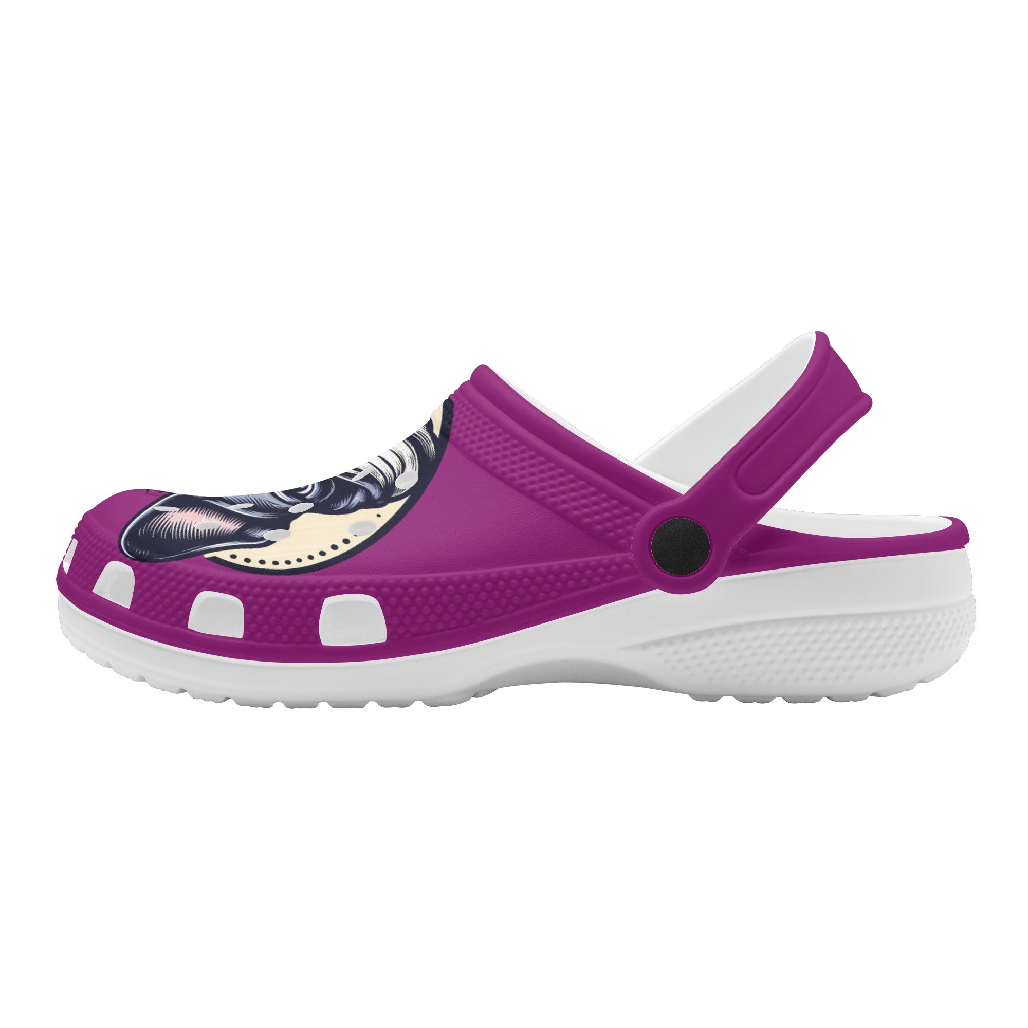 Rosa - Unisex Clogs for French Bulldog Owners and Fans for Frenchies-fadou