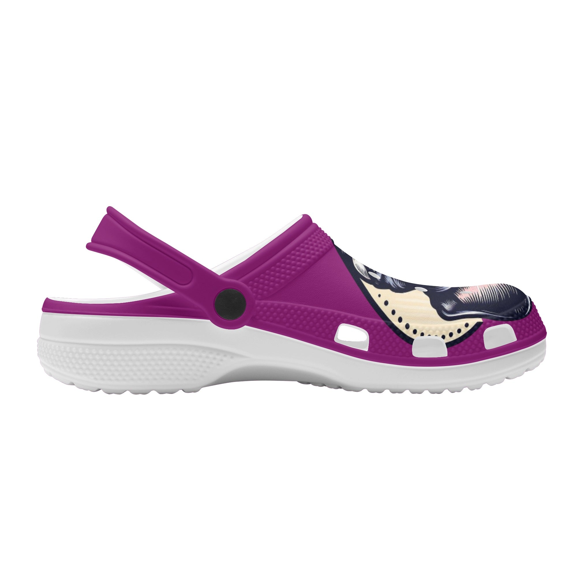 Rosa - Unisex Clogs for French Bulldog Owners and Fans for Frenchies-fadou