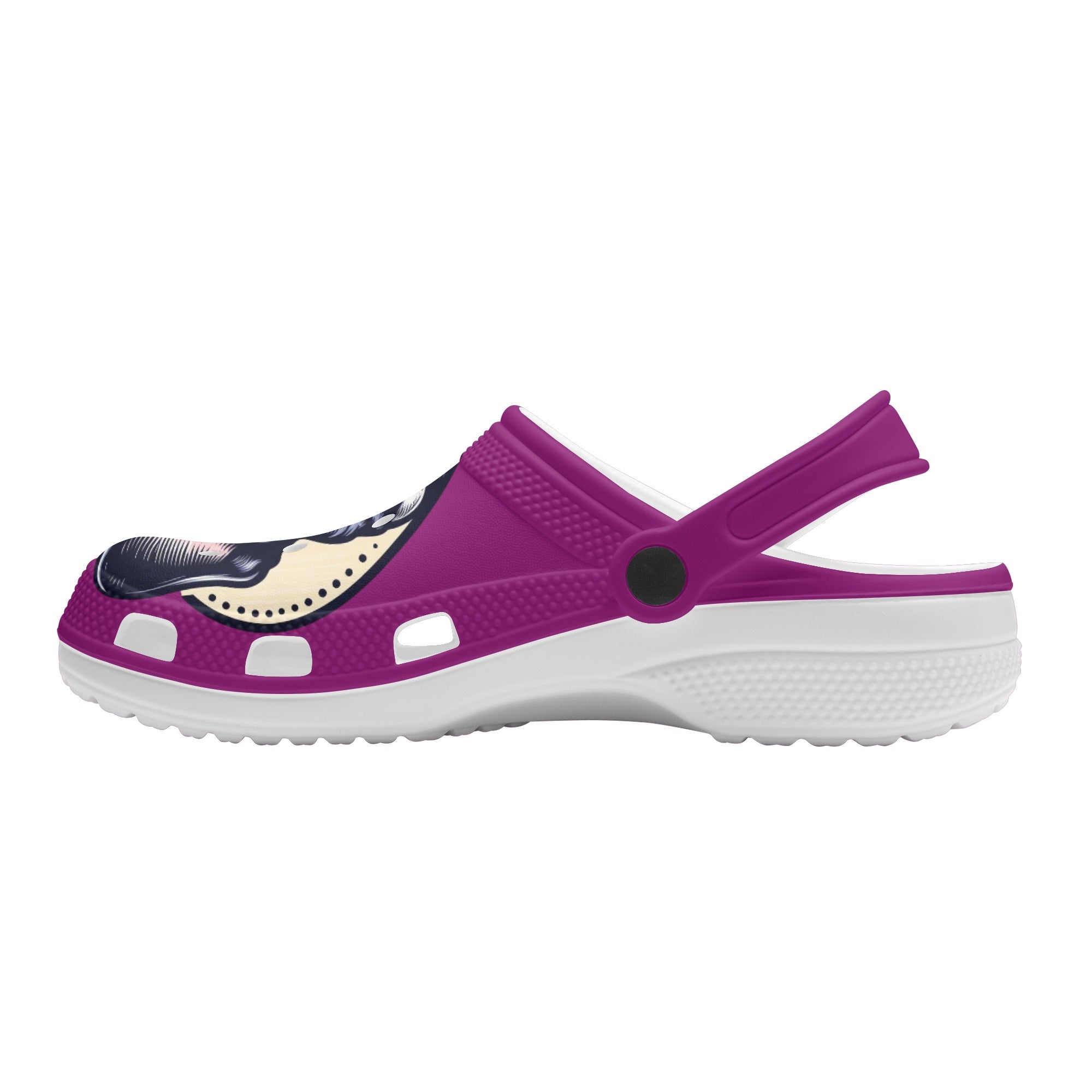 Rosa - Unisex Clogs for French Bulldog Owners and Fans for Frenchies-fadou