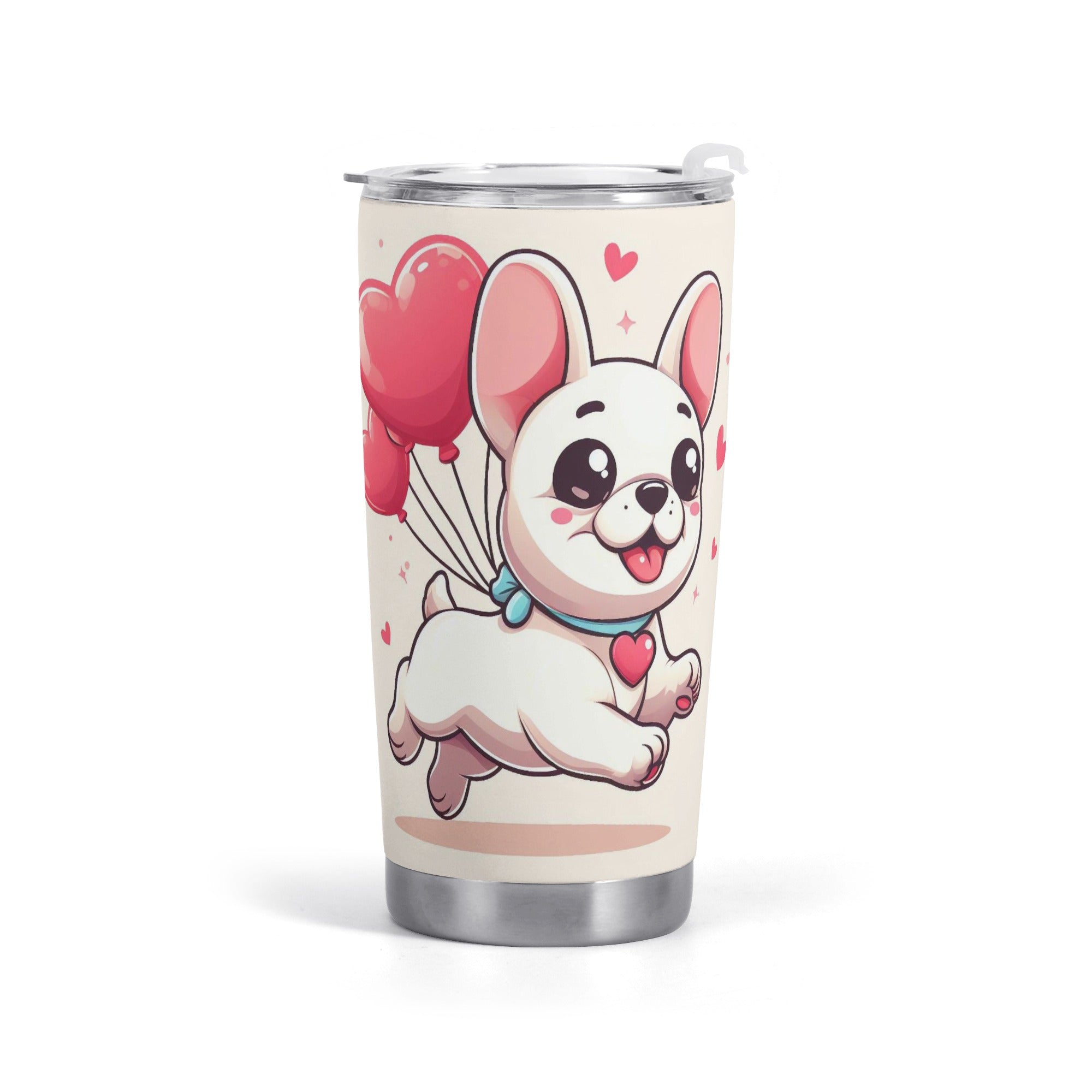 Tucker French Bulldog Insulated Cup for Dog Moms & Dads-fadou