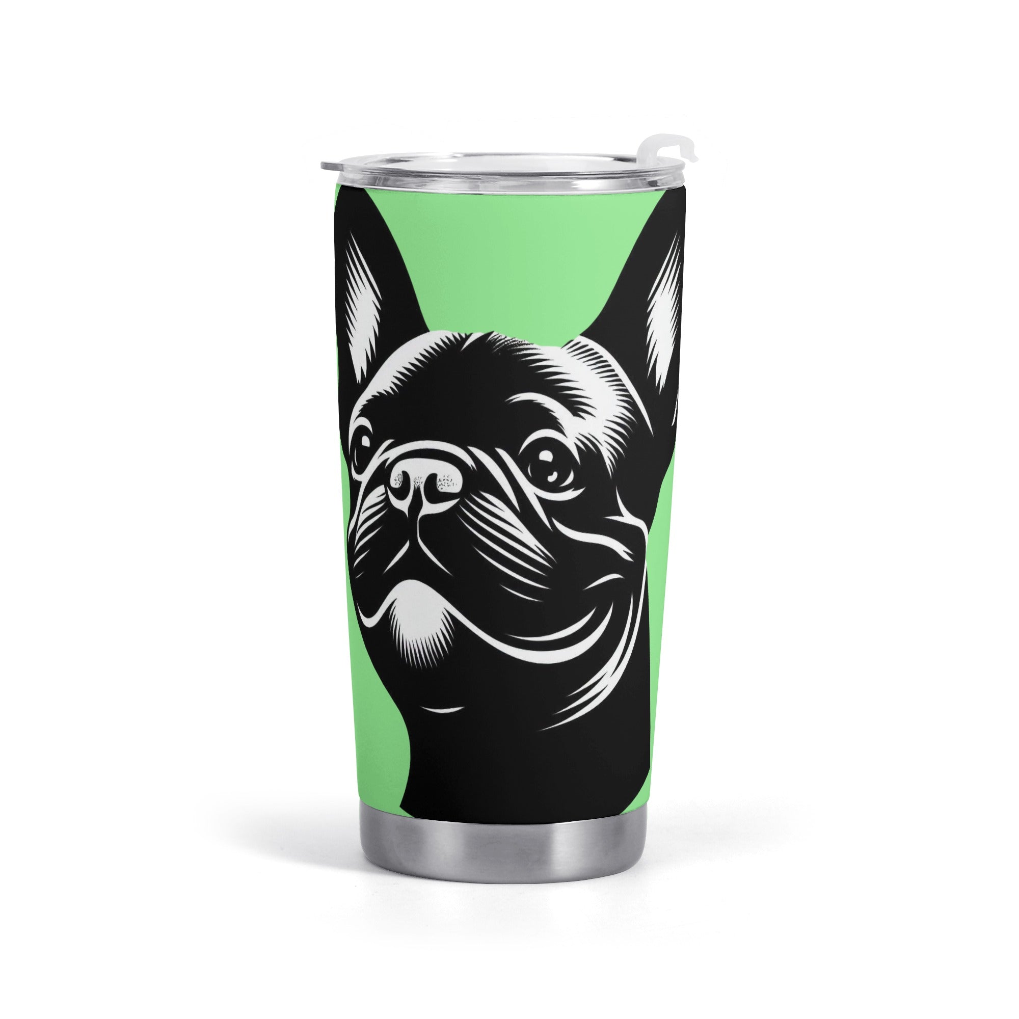 Nova French Bulldog Travel Tumbler for Frenchie Enthusiasts-fadou