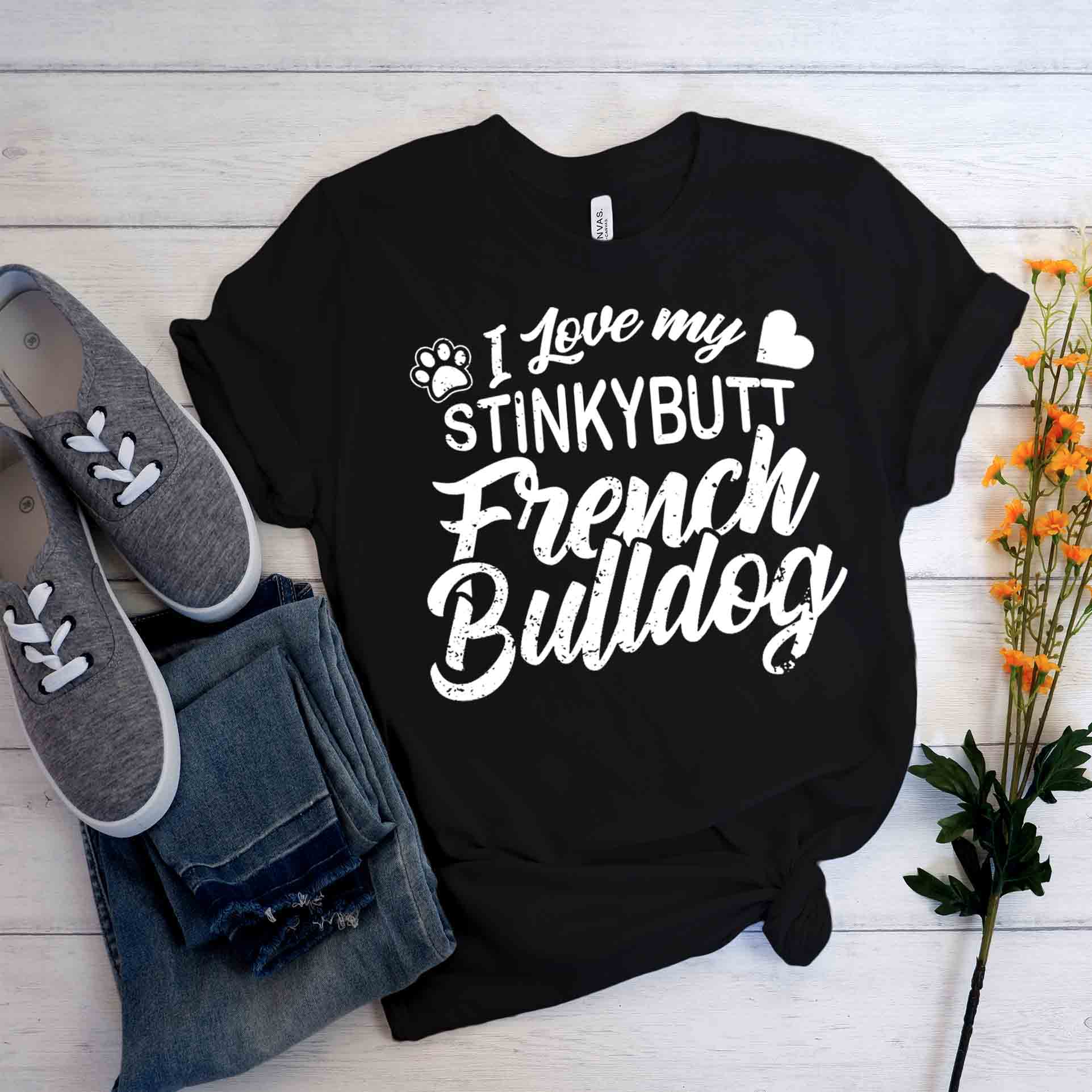 Oscar French Bulldog Dog Lover Tee for Frenchie Enthusiasts-fadou