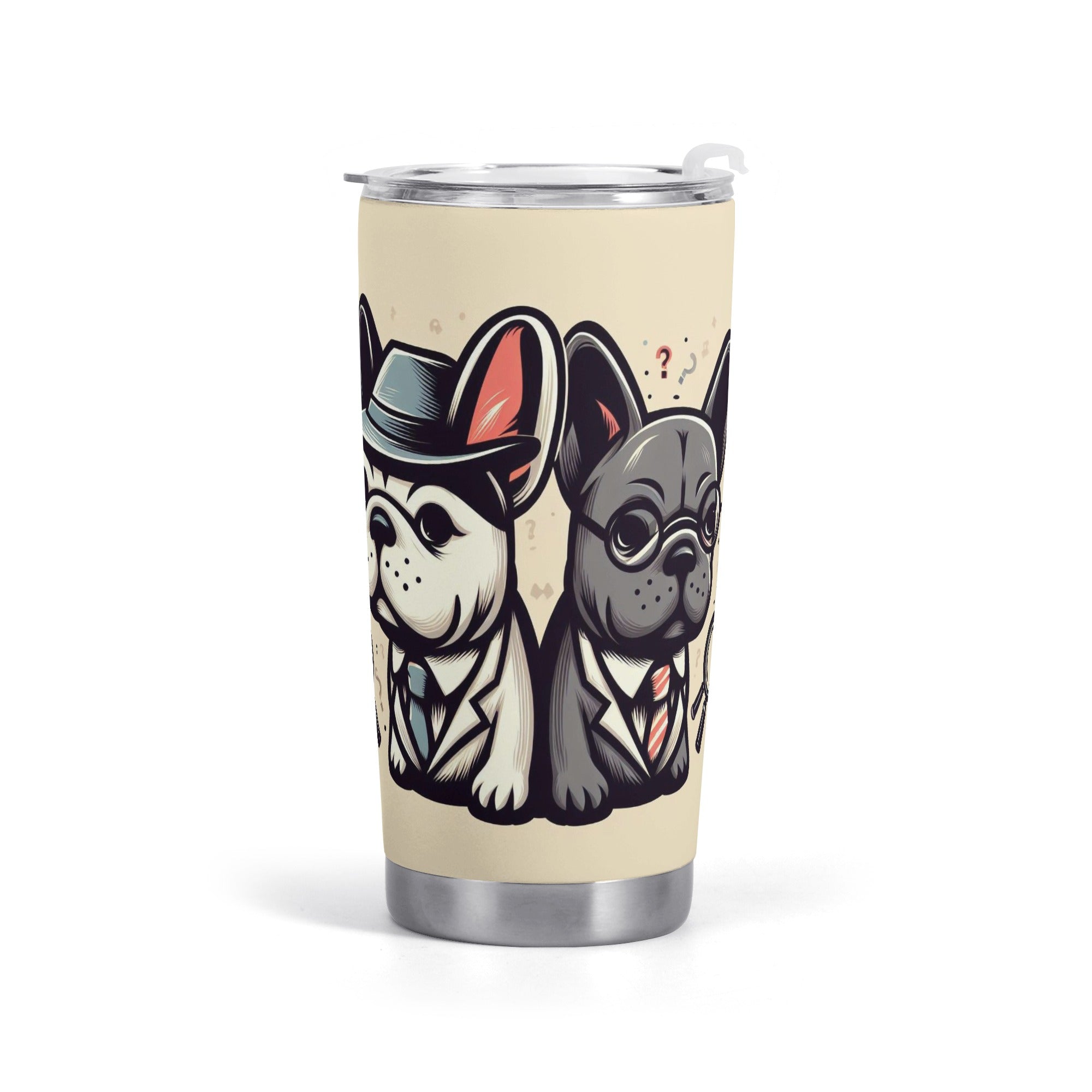 Ivy French Bulldog On-The-Go Cup for Frenchie Enthusiasts-fadou