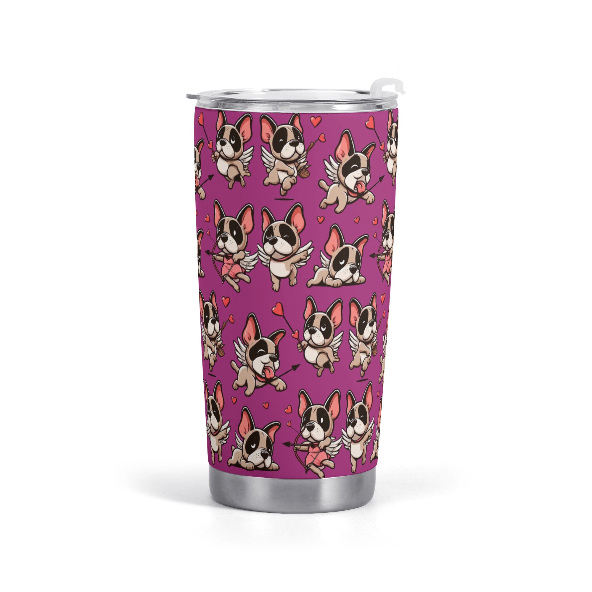 Coco French Bulldog On-The-Go Cup for Frenchie Enthusiasts-fadou
