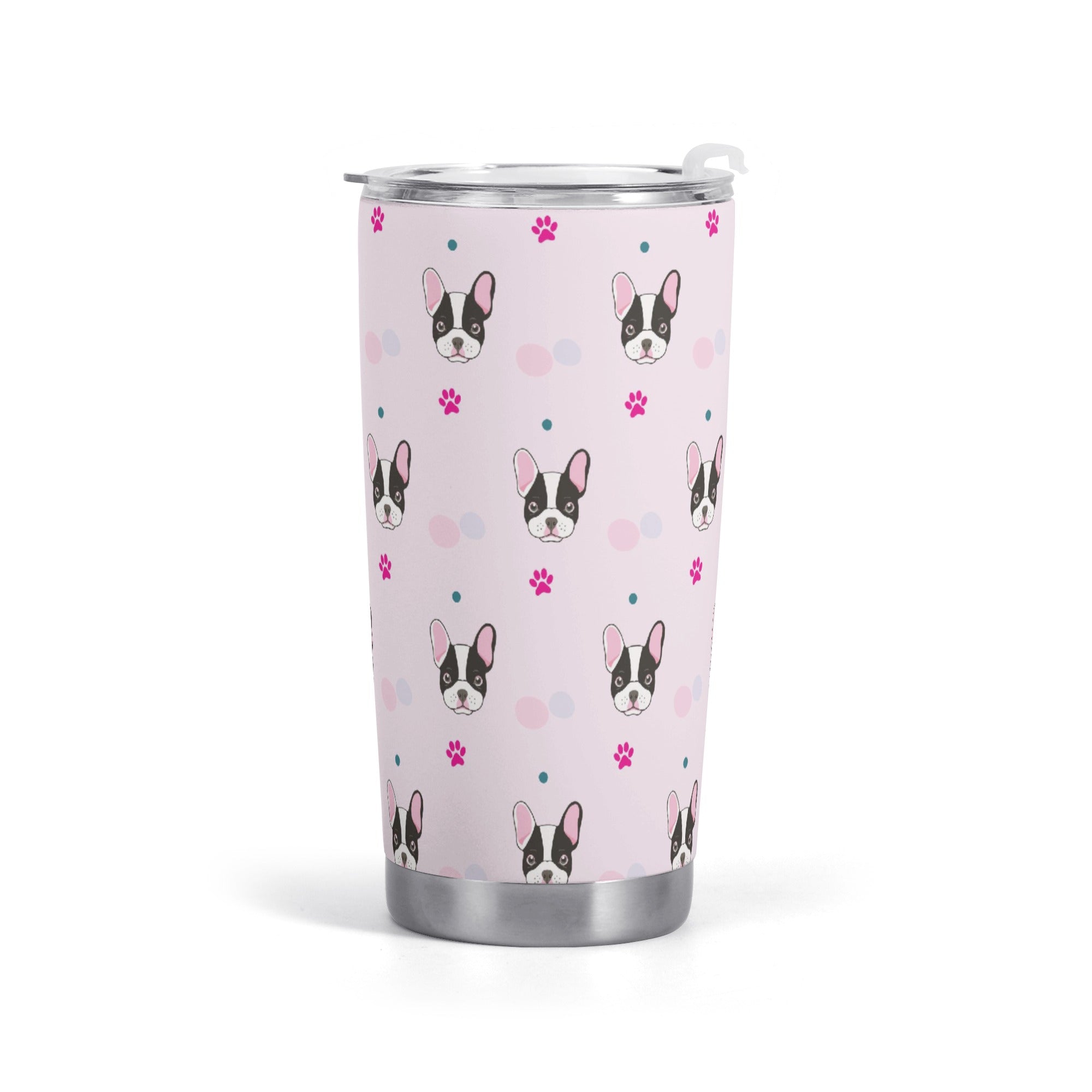 Piper French Bulldog Insulated Cup for Frenchie Enthusiasts-fadou