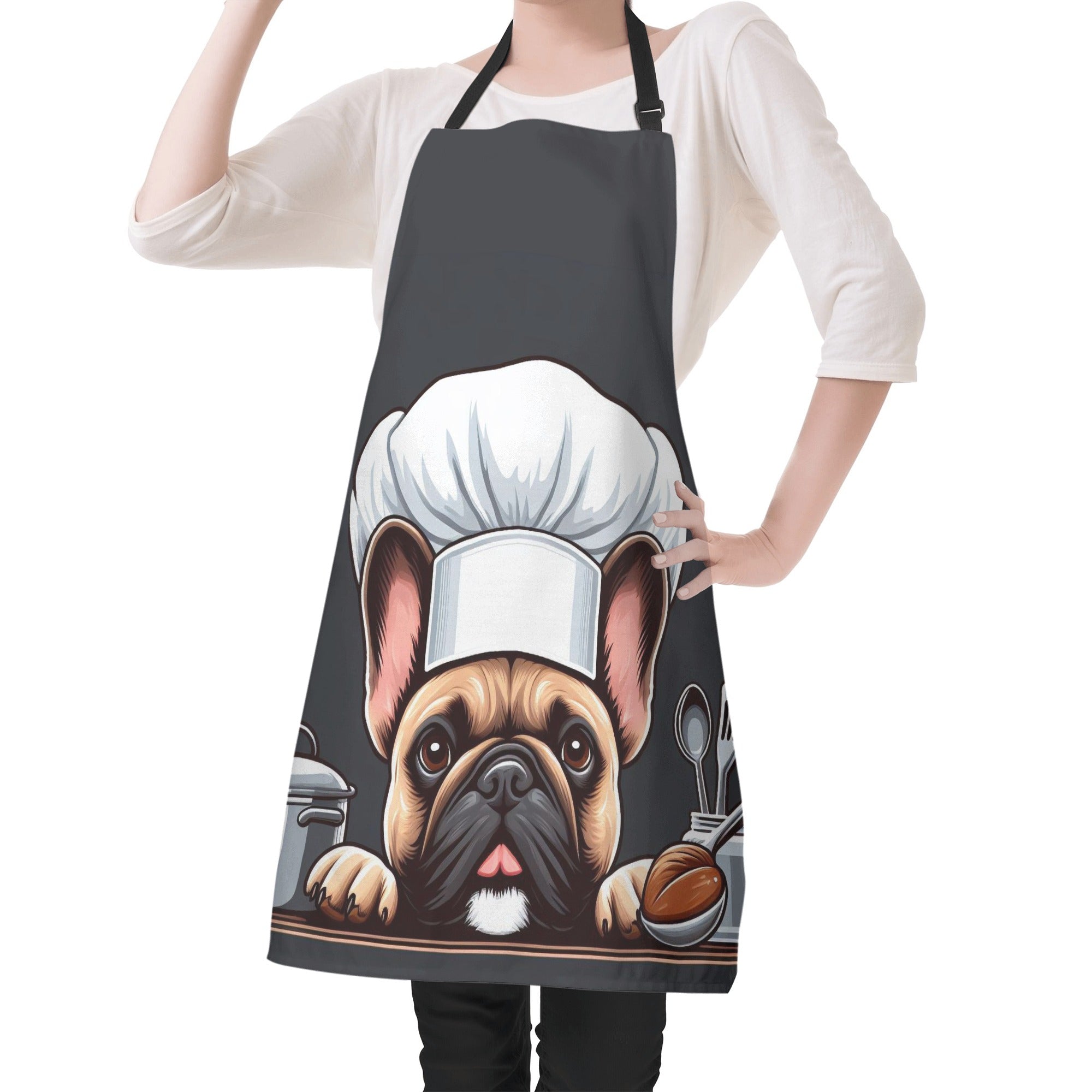 Leo - Apron for French Bulldog Owners and Fans for French Bulldog Lovers-fadou
