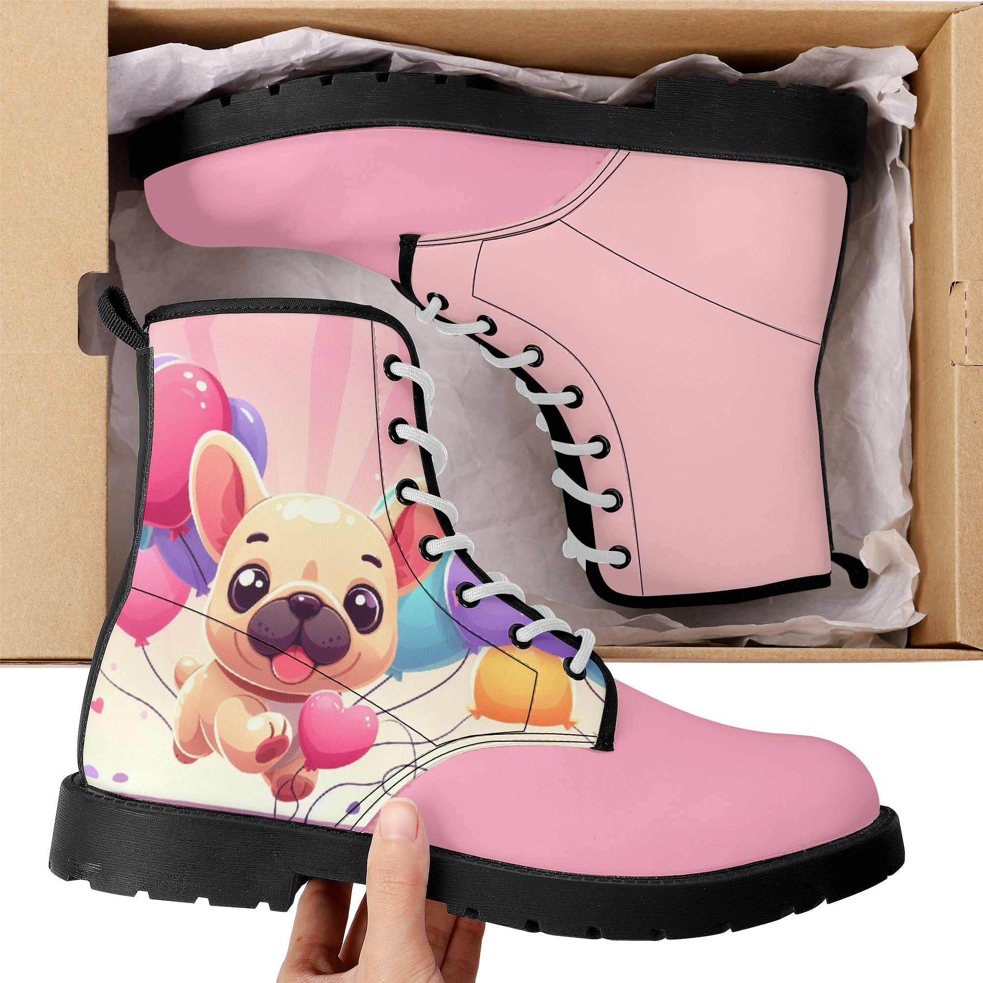 Lexi - Leather Boots for French Bulldog Owners and Fans-fadou