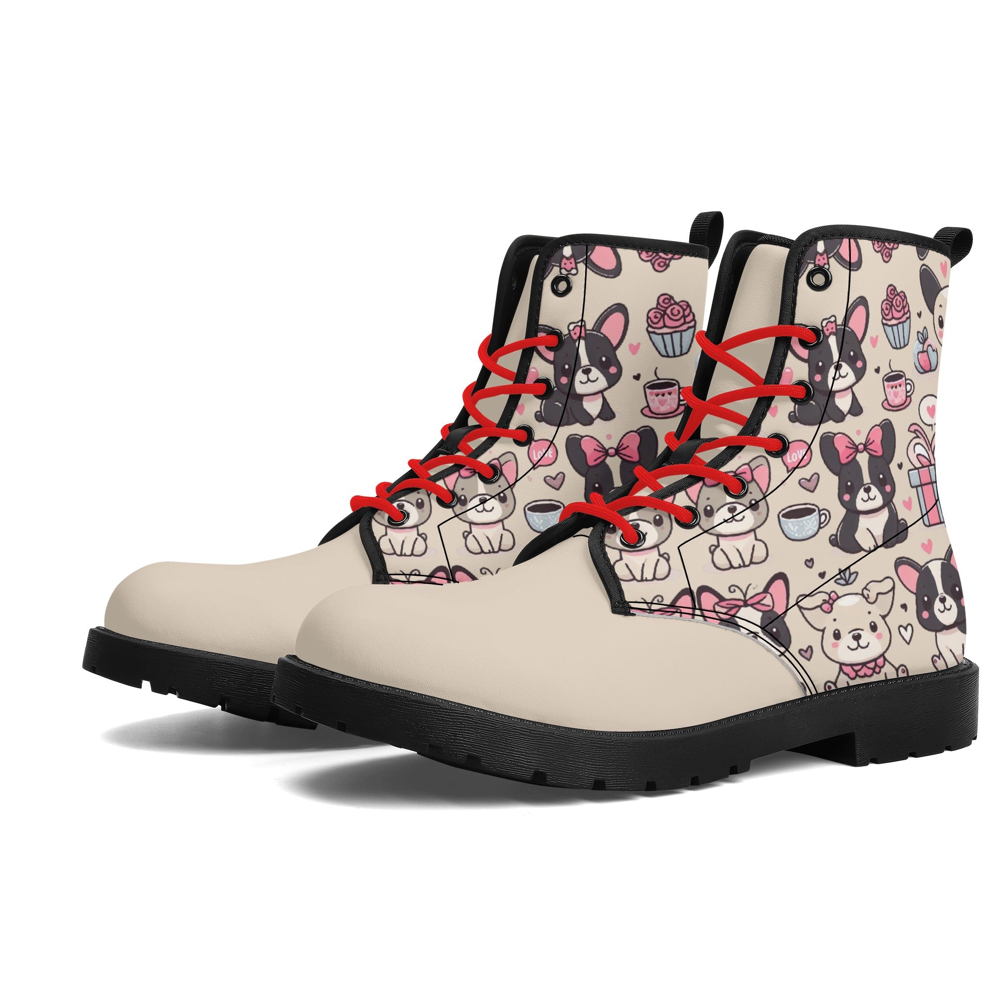Hazel French Bulldog Casual Boots for Frenchie Enthusiasts-fadou