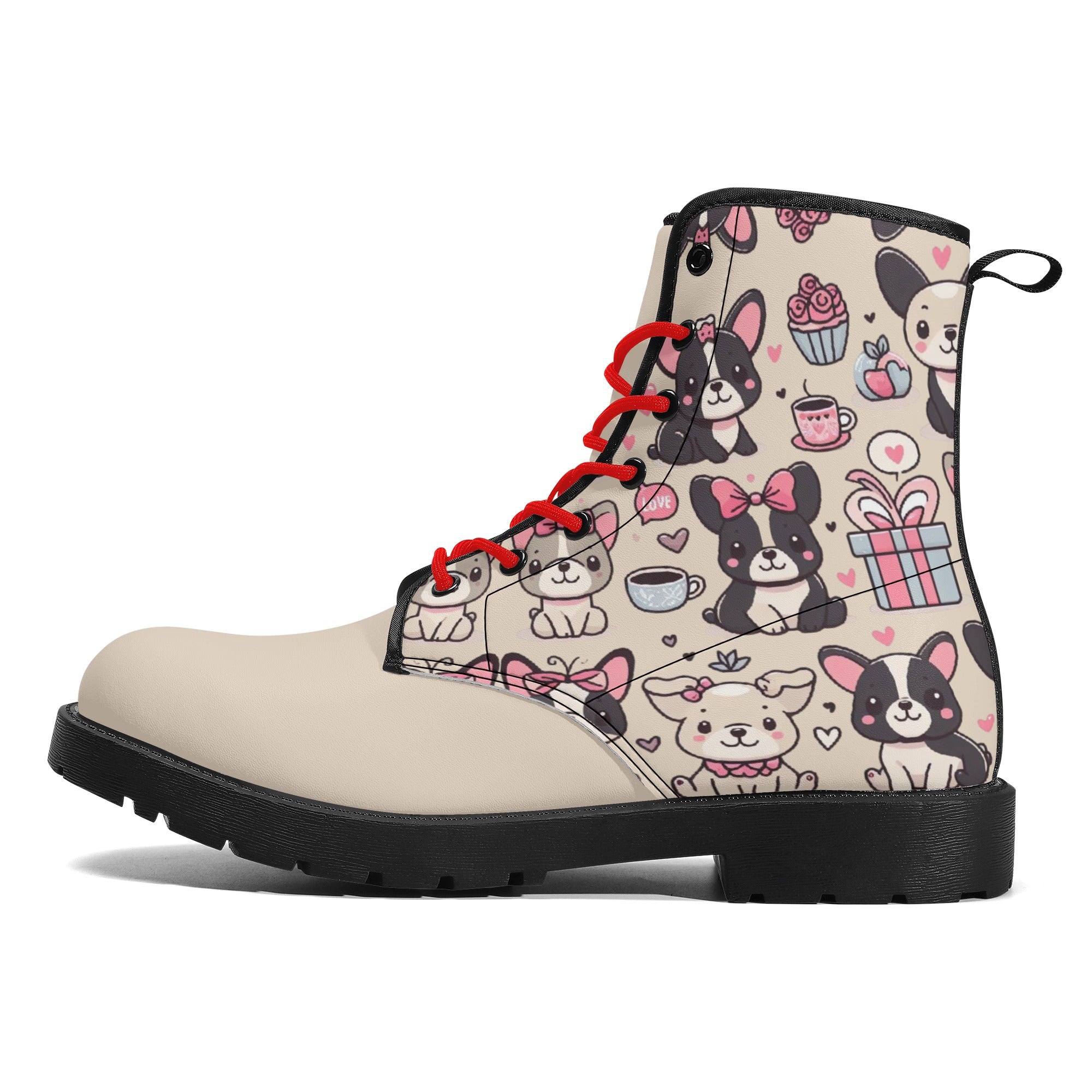 Hazel French Bulldog Casual Boots for Frenchie Enthusiasts-fadou