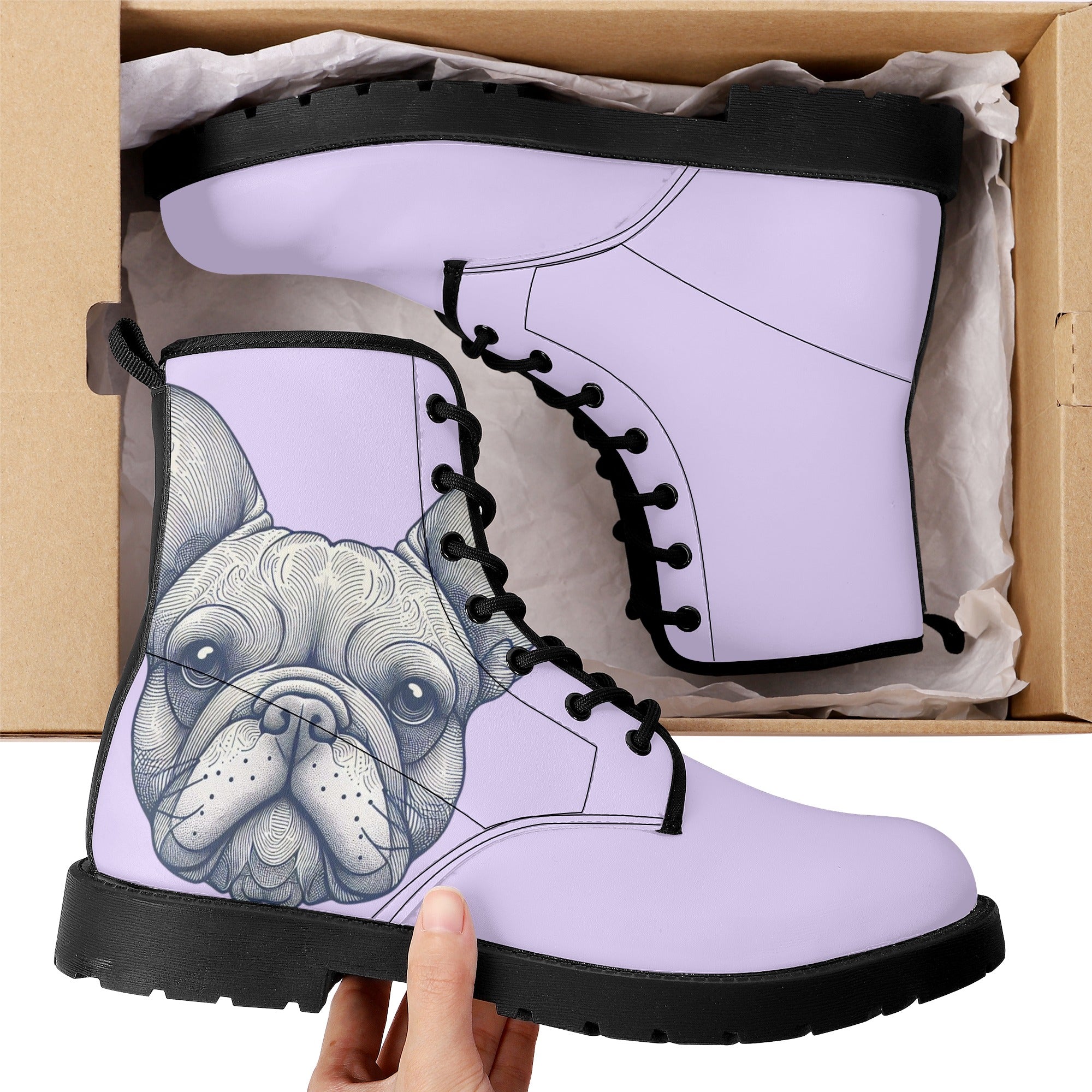 Ginger French Bulldog Fashion Boots for Dog Moms & Dads-fadou