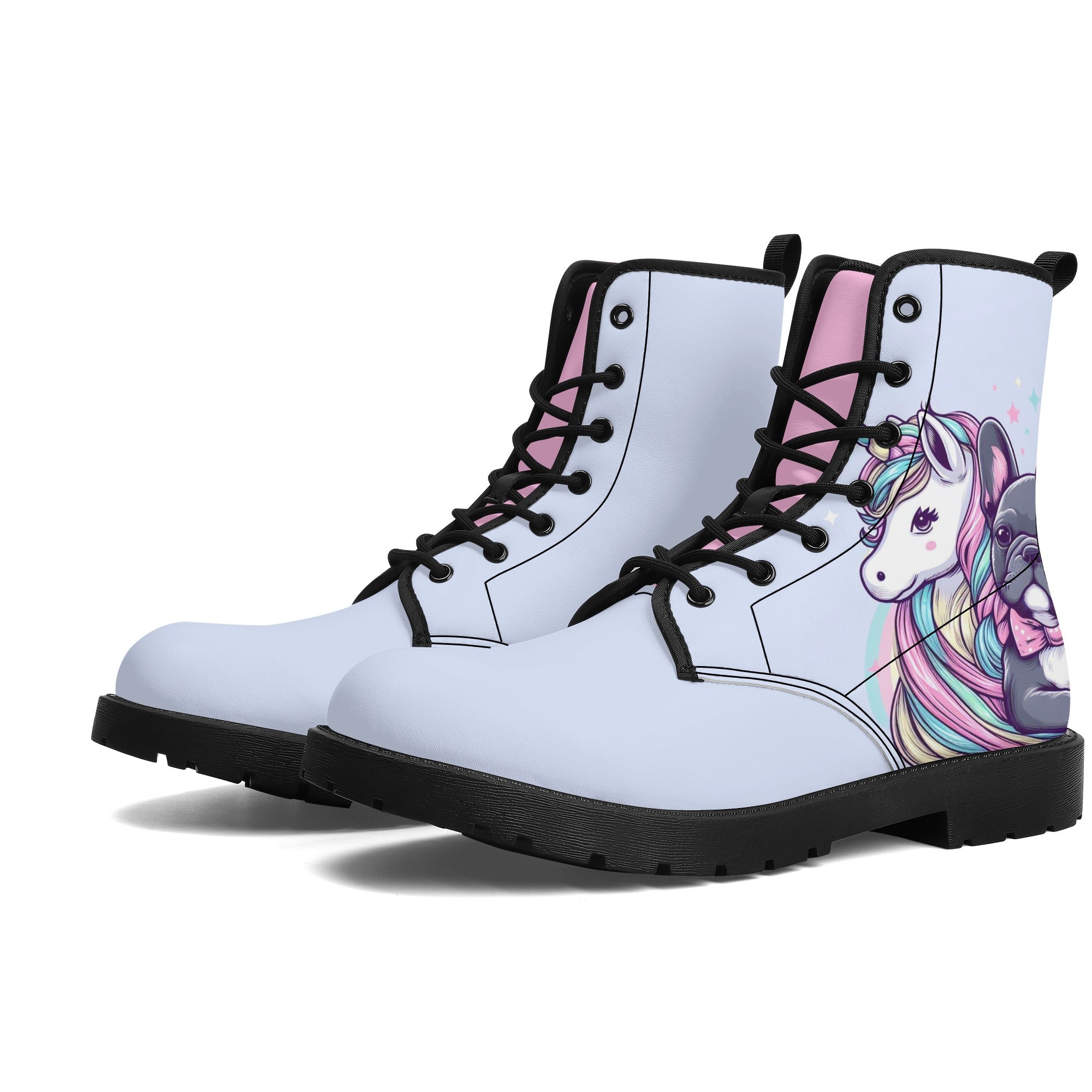 Lady - Leather Boots for French Bulldog Owners and Fans-fadou