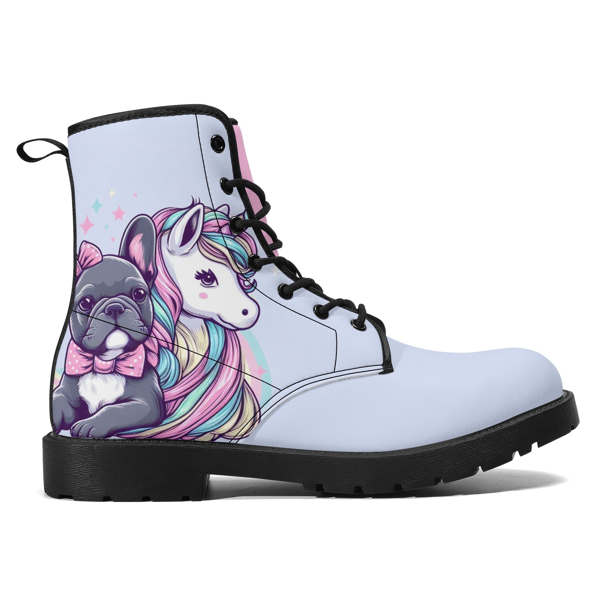 Lady - Leather Boots for French Bulldog Owners and Fans-fadou