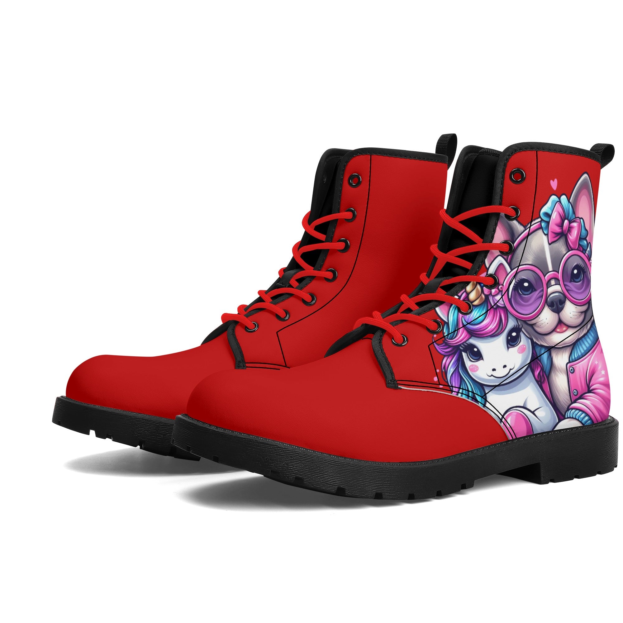 Princess French Bulldog Casual Boots for Dog Moms & Dads-fadou