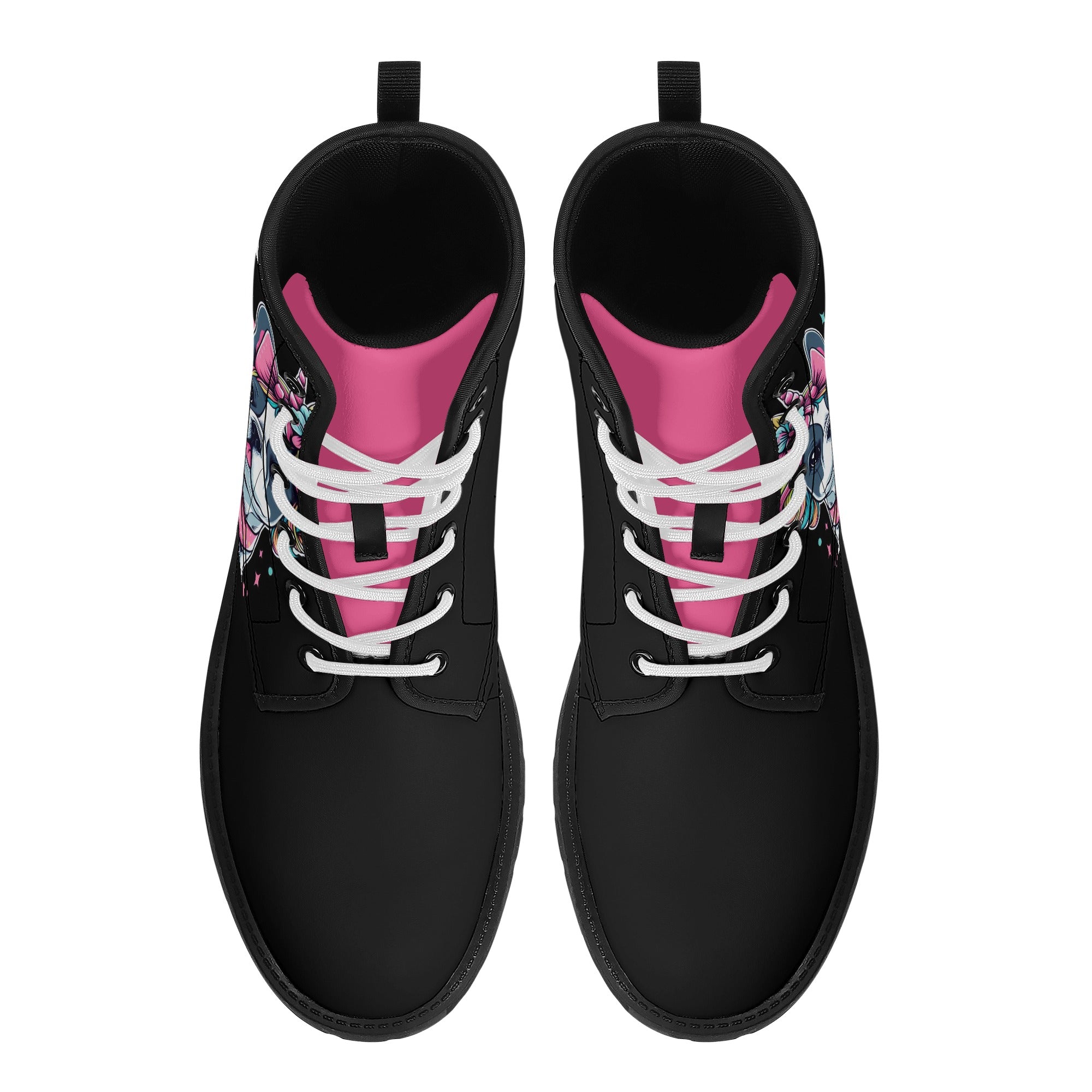 French Bulldog Leather Fashion Boots for Dog Moms & Dads-fadou