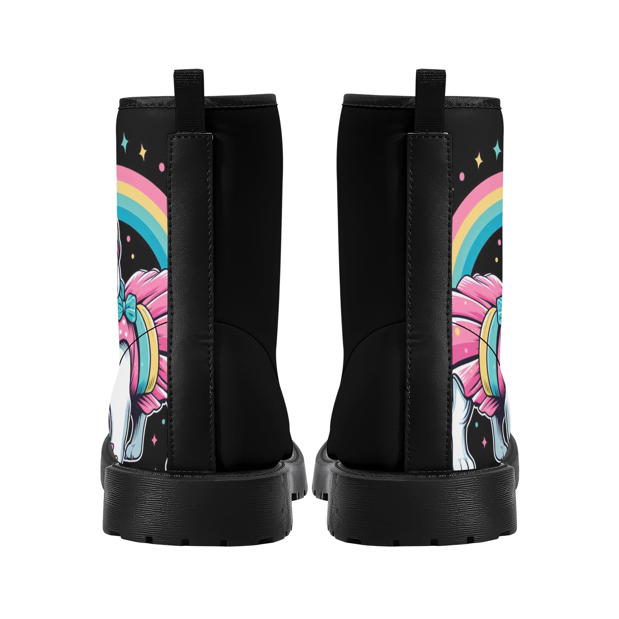 French Bulldog Leather Fashion Boots for Dog Moms & Dads-fadou