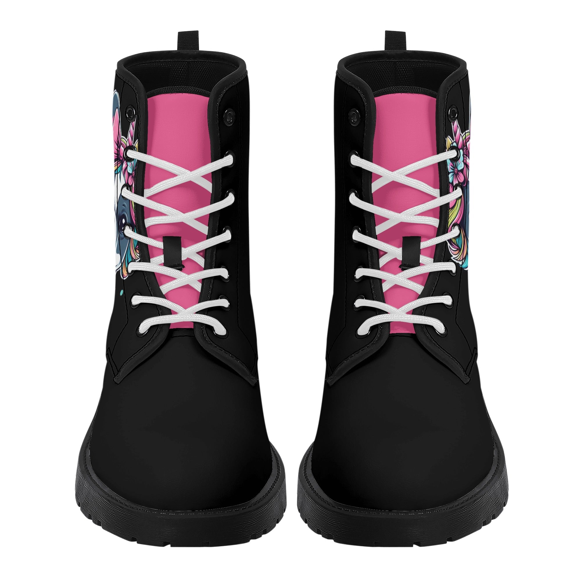 French Bulldog Leather Fashion Boots for Dog Moms & Dads-fadou