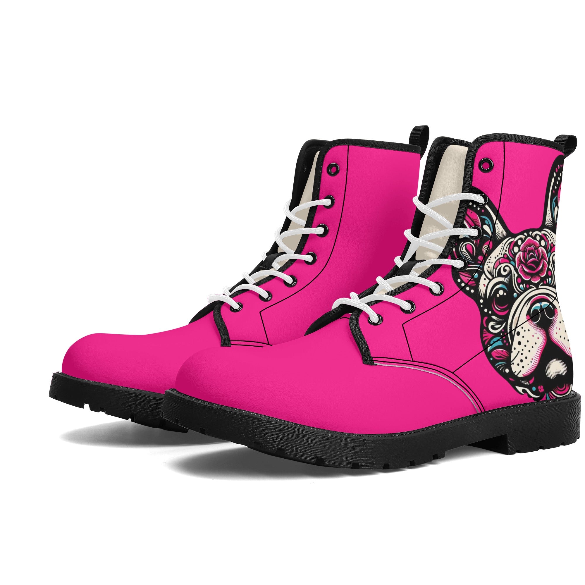 Lola French Bulldog Fashion Boots for Frenchie Enthusiasts-fadou