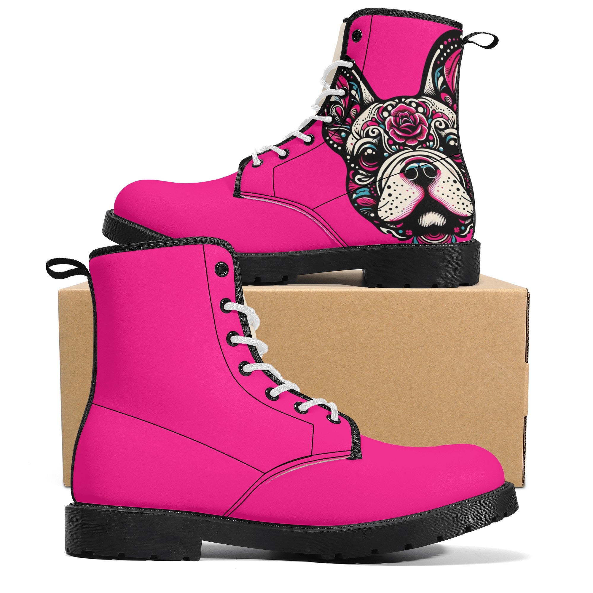 Lola French Bulldog Fashion Boots for Frenchie Enthusiasts-fadou