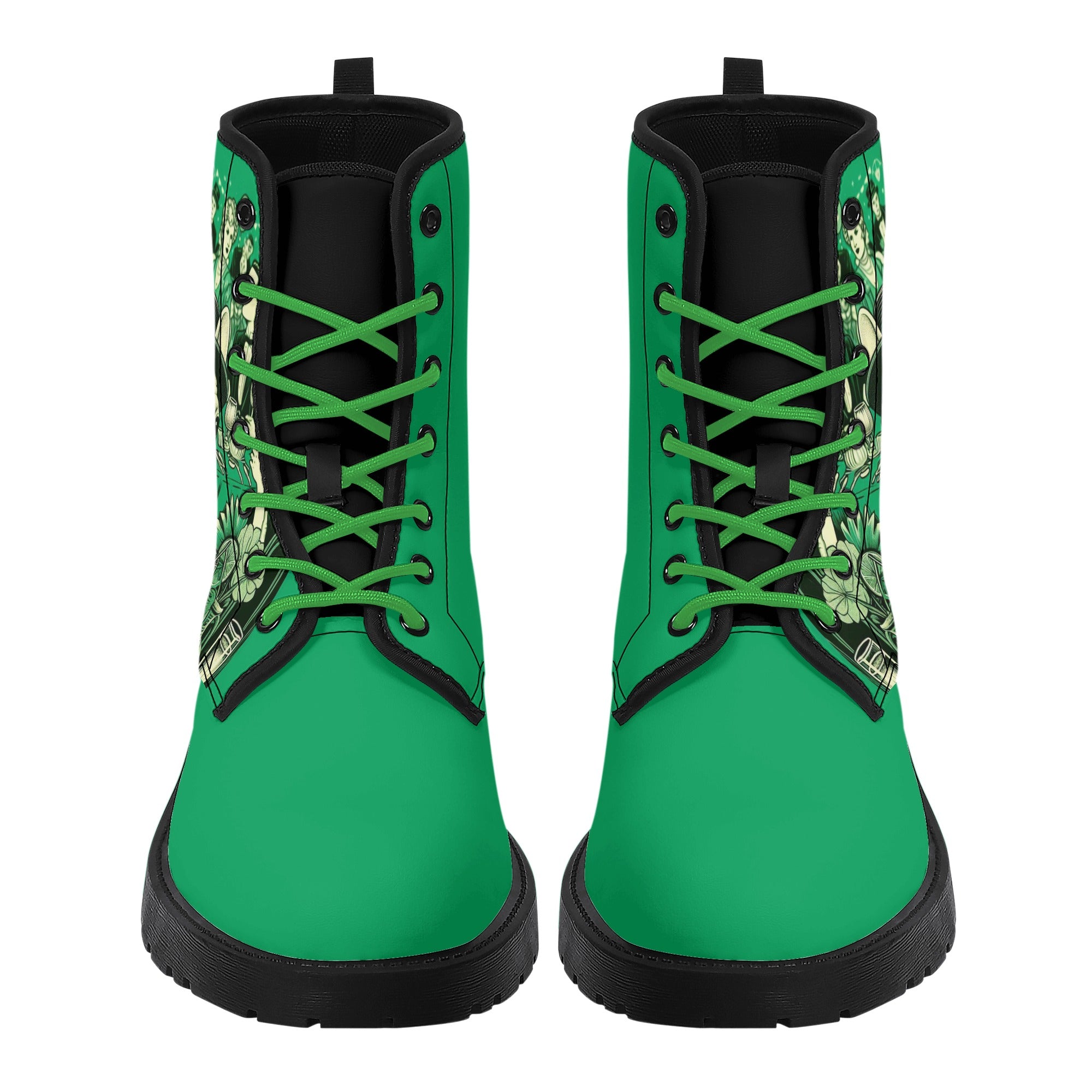 Frenchie Leather Ankle Booties for Frenchie Enthusiasts-fadou