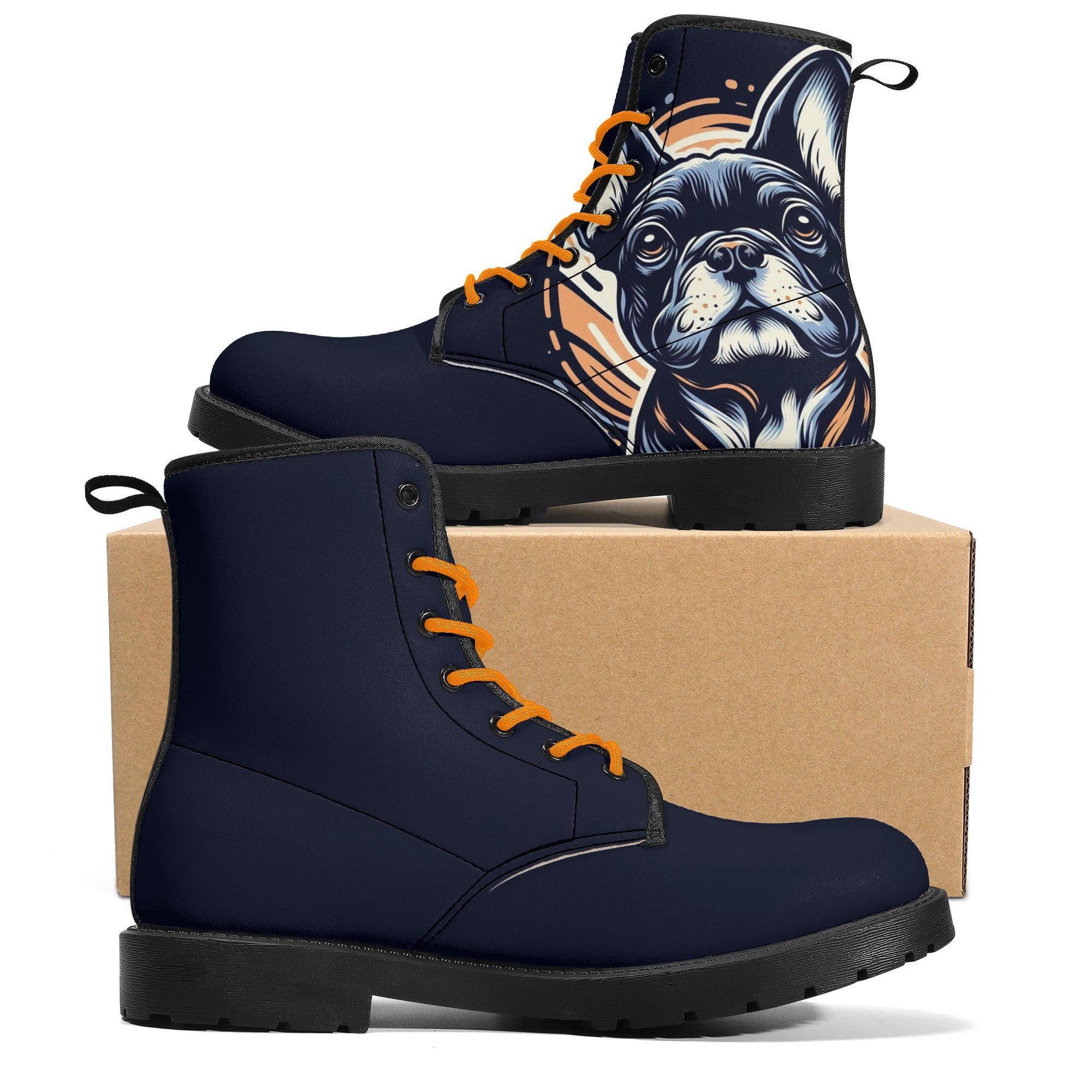 Willow French Bulldog Ankle Booties for Dog Moms & Dads-fadou