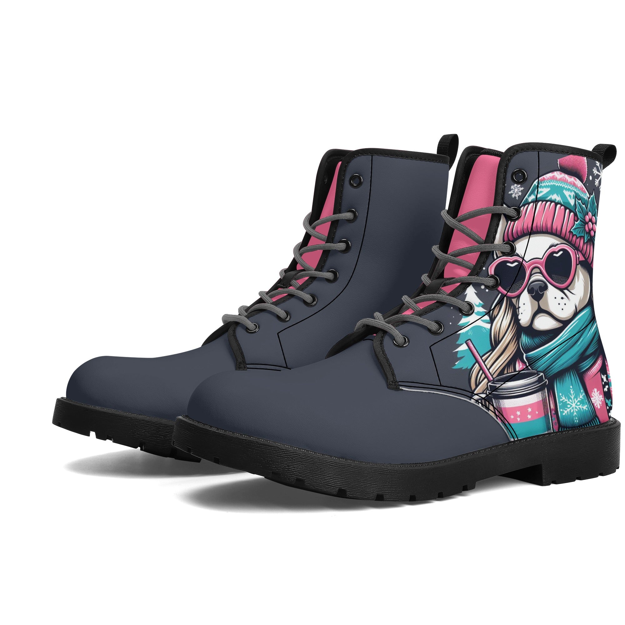 Stella French Bulldog Casual Boots for Frenchie Enthusiasts-fadou