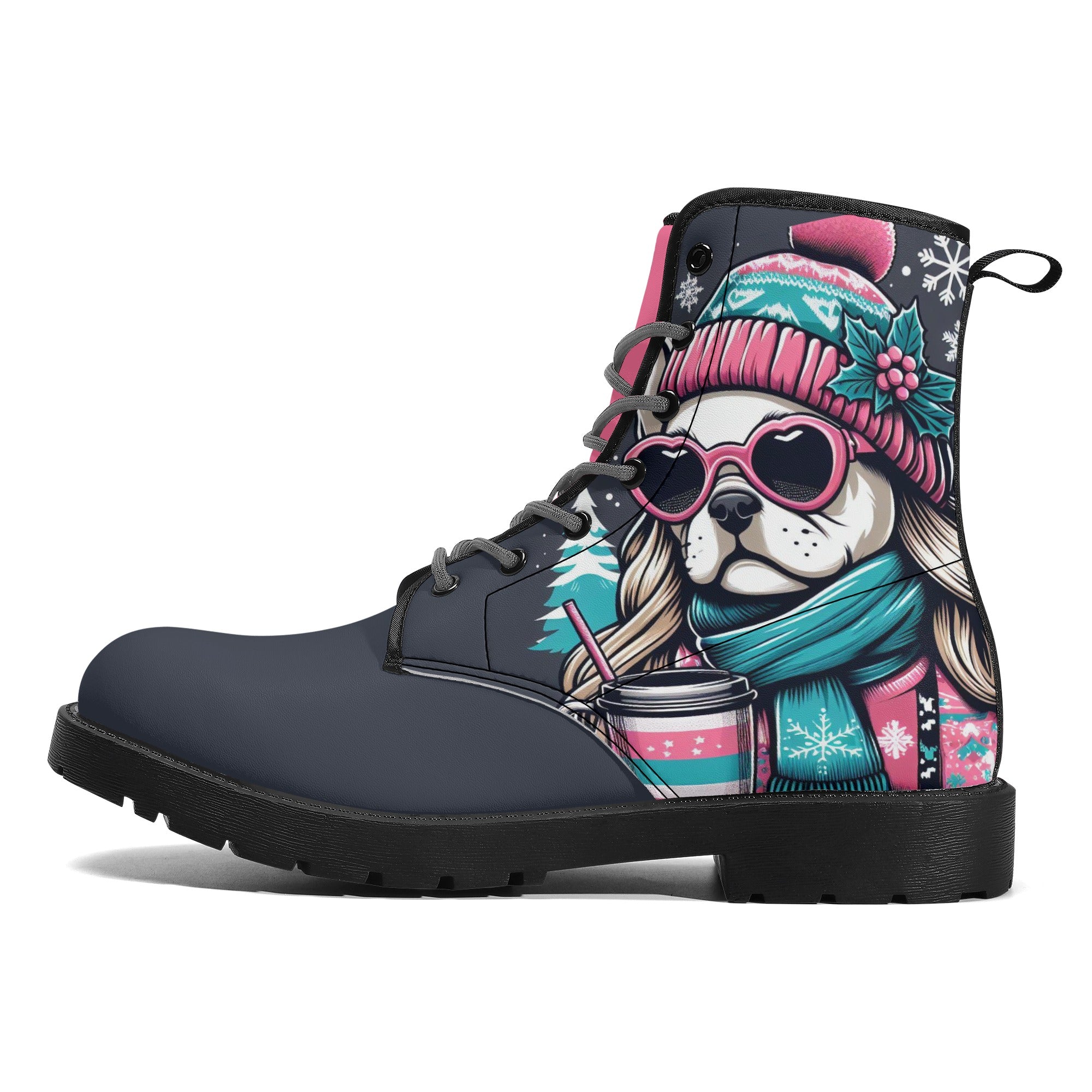 Stella French Bulldog Casual Boots for Frenchie Enthusiasts-fadou
