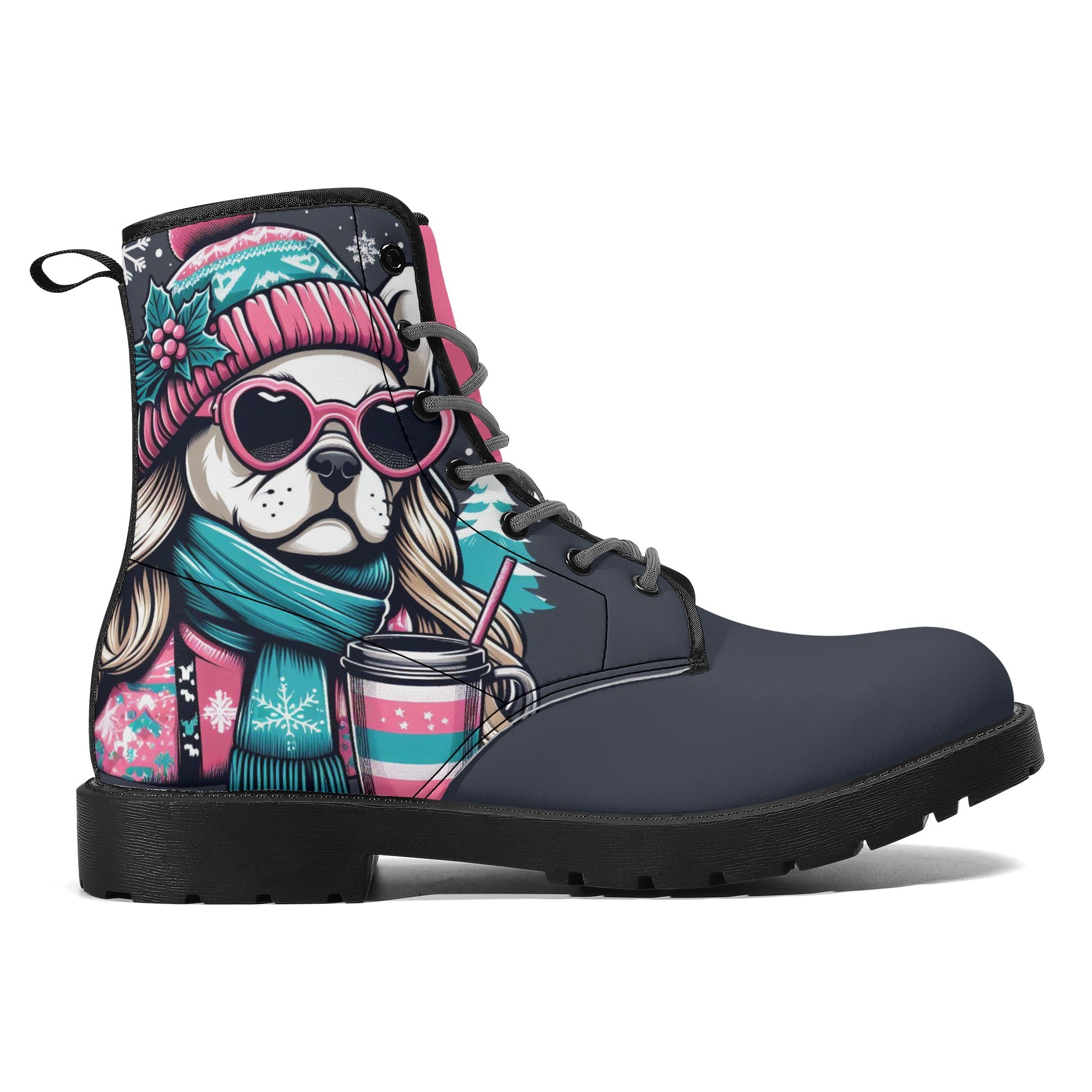 Stella French Bulldog Casual Boots for Frenchie Enthusiasts-fadou