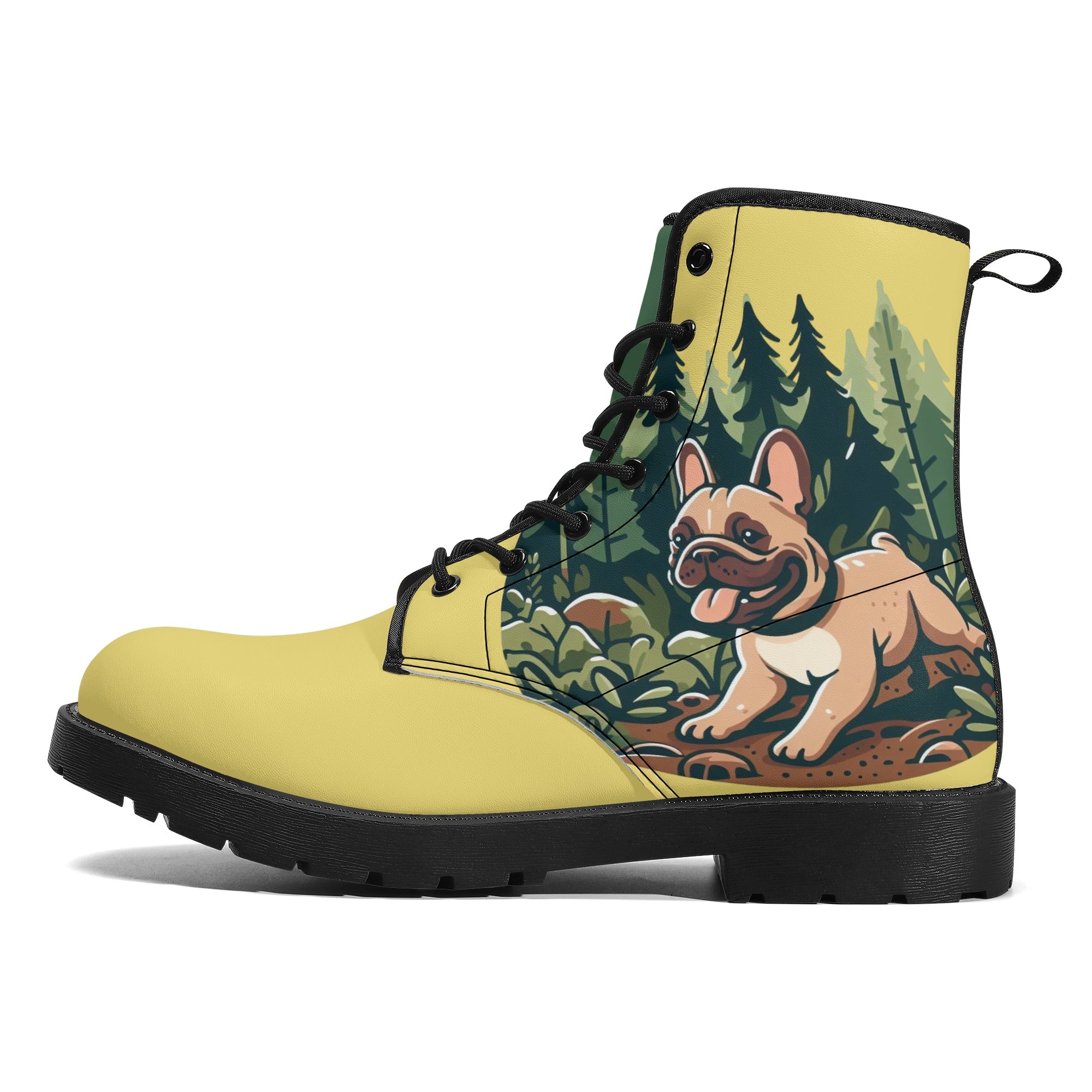 Ivy - Leather Boots for French Bulldog Owners and Fans for Frenchies-fadou