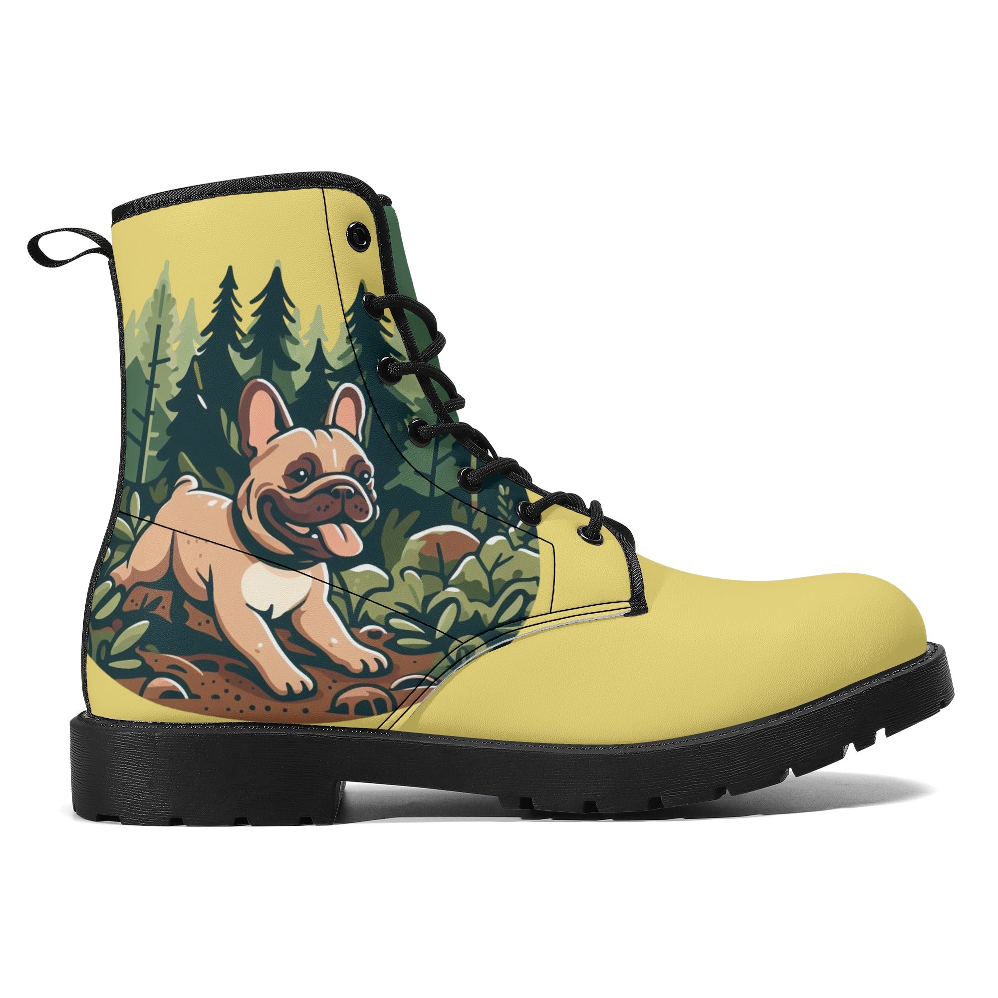 Ivy - Leather Boots for French Bulldog Owners and Fans for Frenchies-fadou