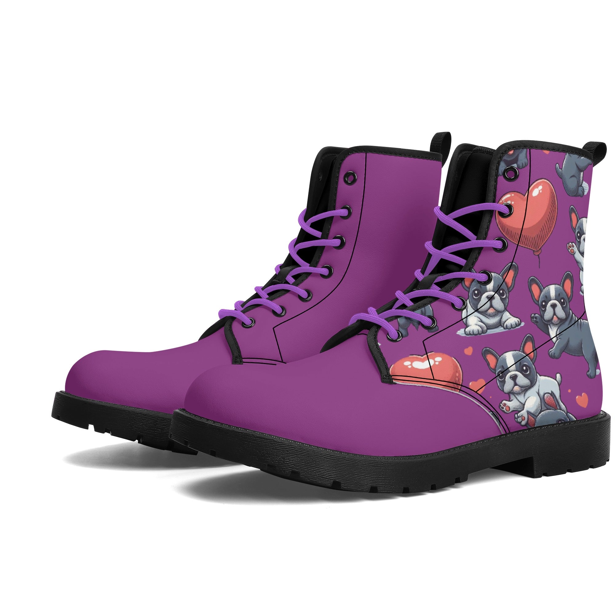 Winnie French Bulldog Ankle Booties for Dog Moms & Dads-fadou