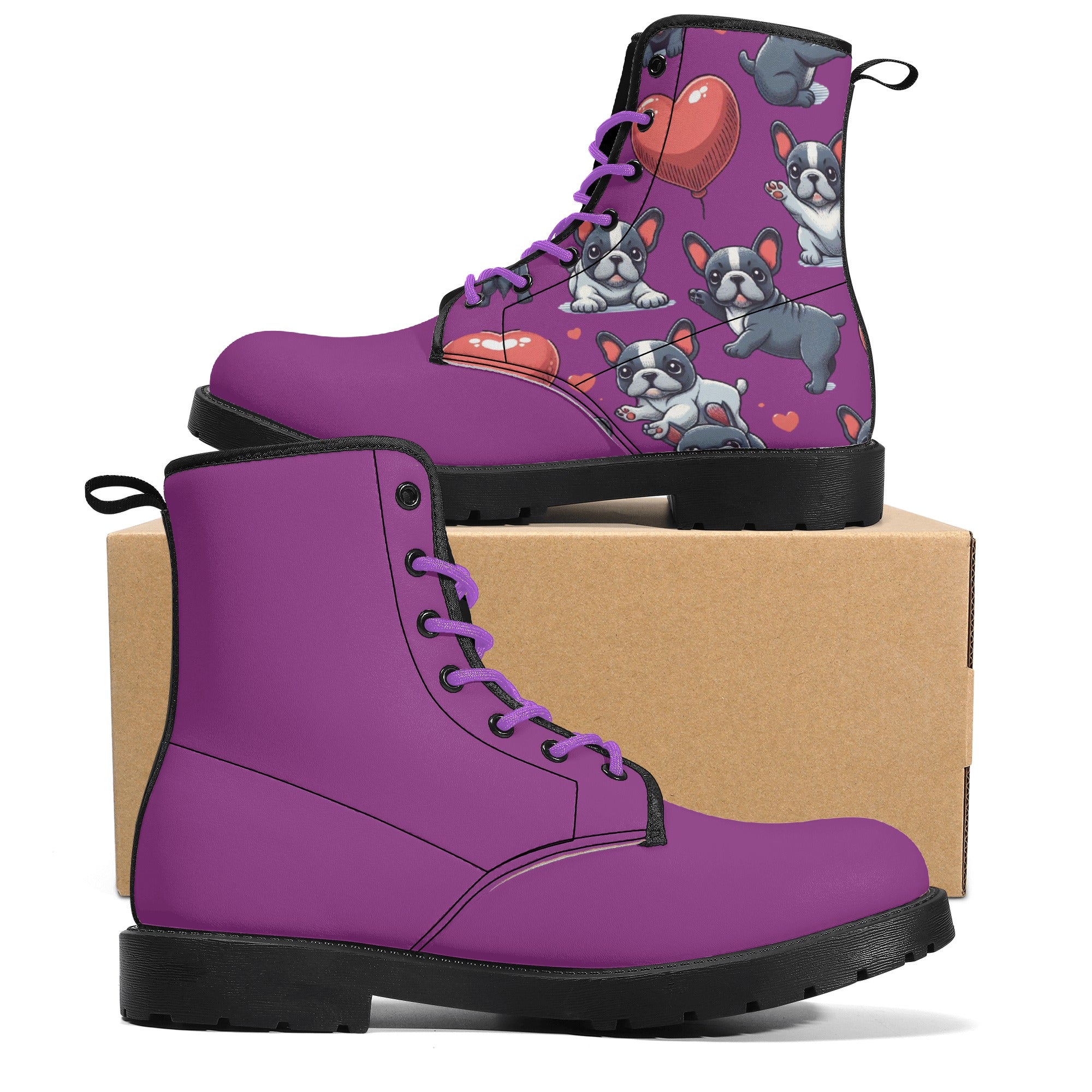 Winnie French Bulldog Ankle Booties for Dog Moms & Dads-fadou