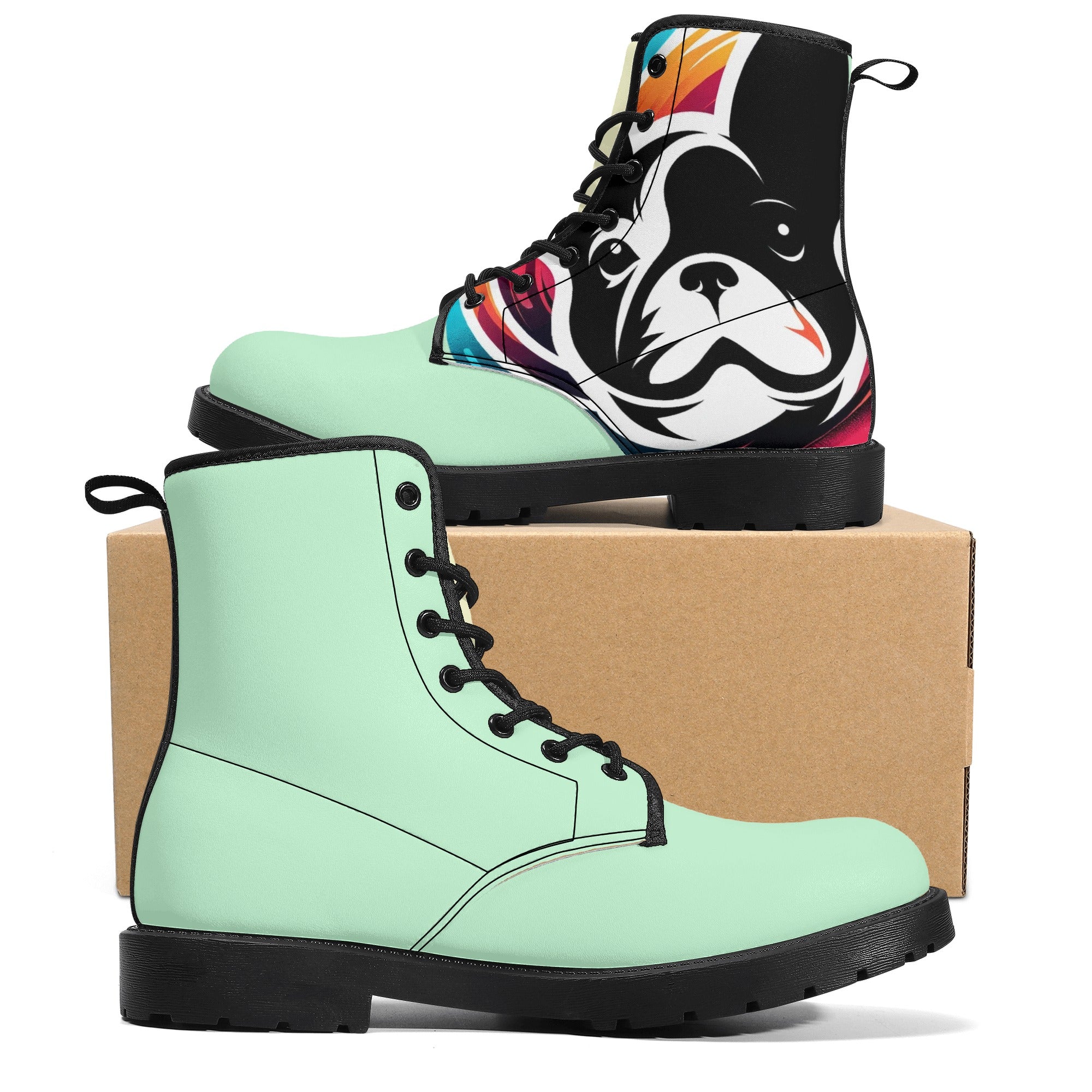 Lucy French Bulldog Ankle Booties for Frenchie Enthusiasts-fadou