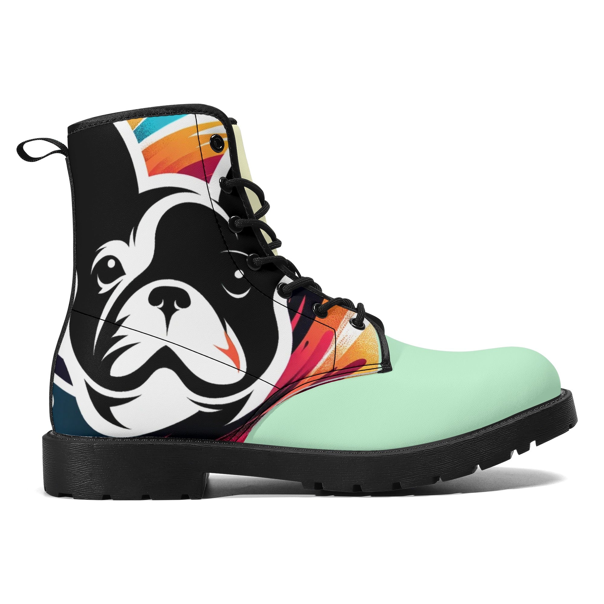Lucy French Bulldog Ankle Booties for Frenchie Enthusiasts-fadou