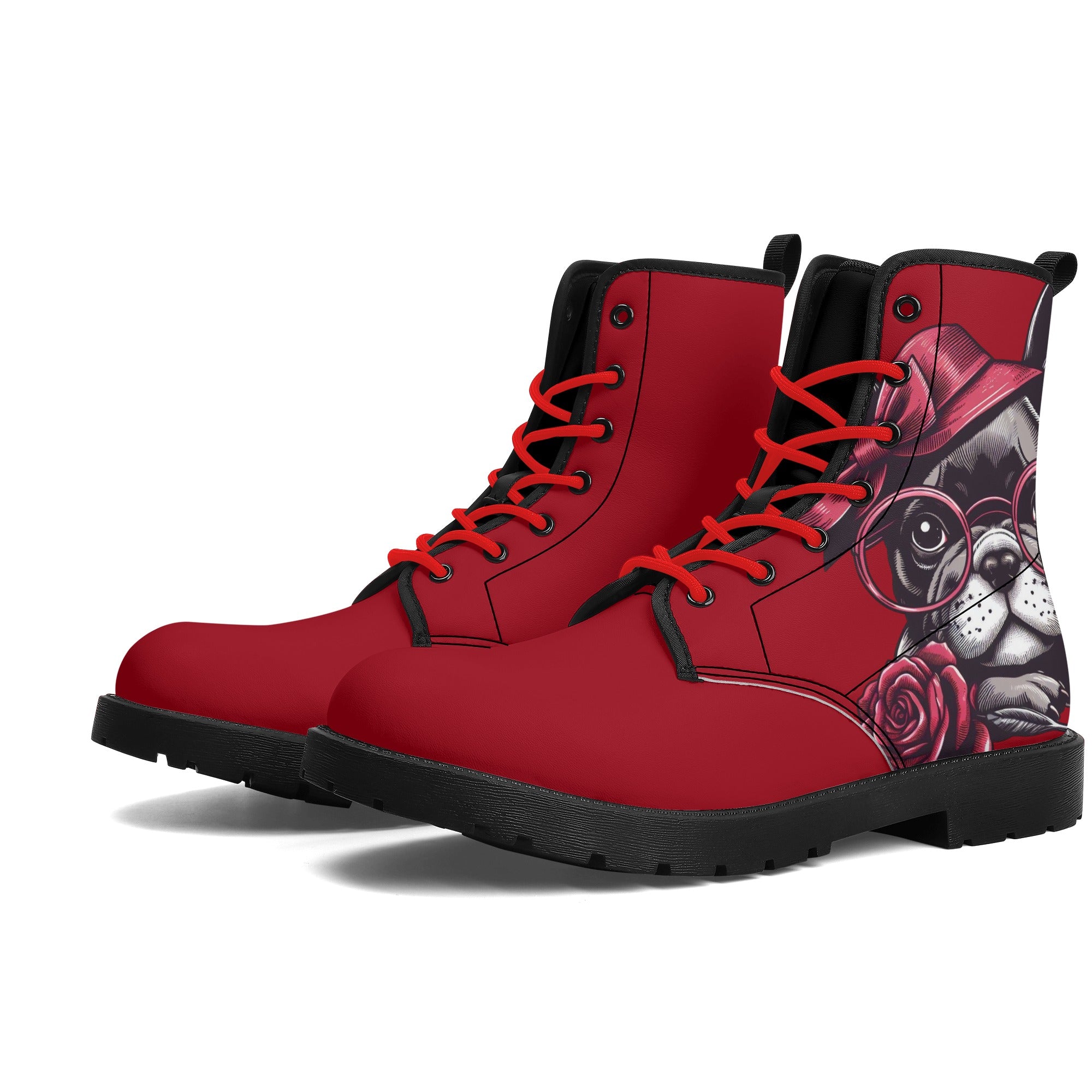 Mia French Bulldog Ankle Booties for Frenchie Enthusiasts-fadou