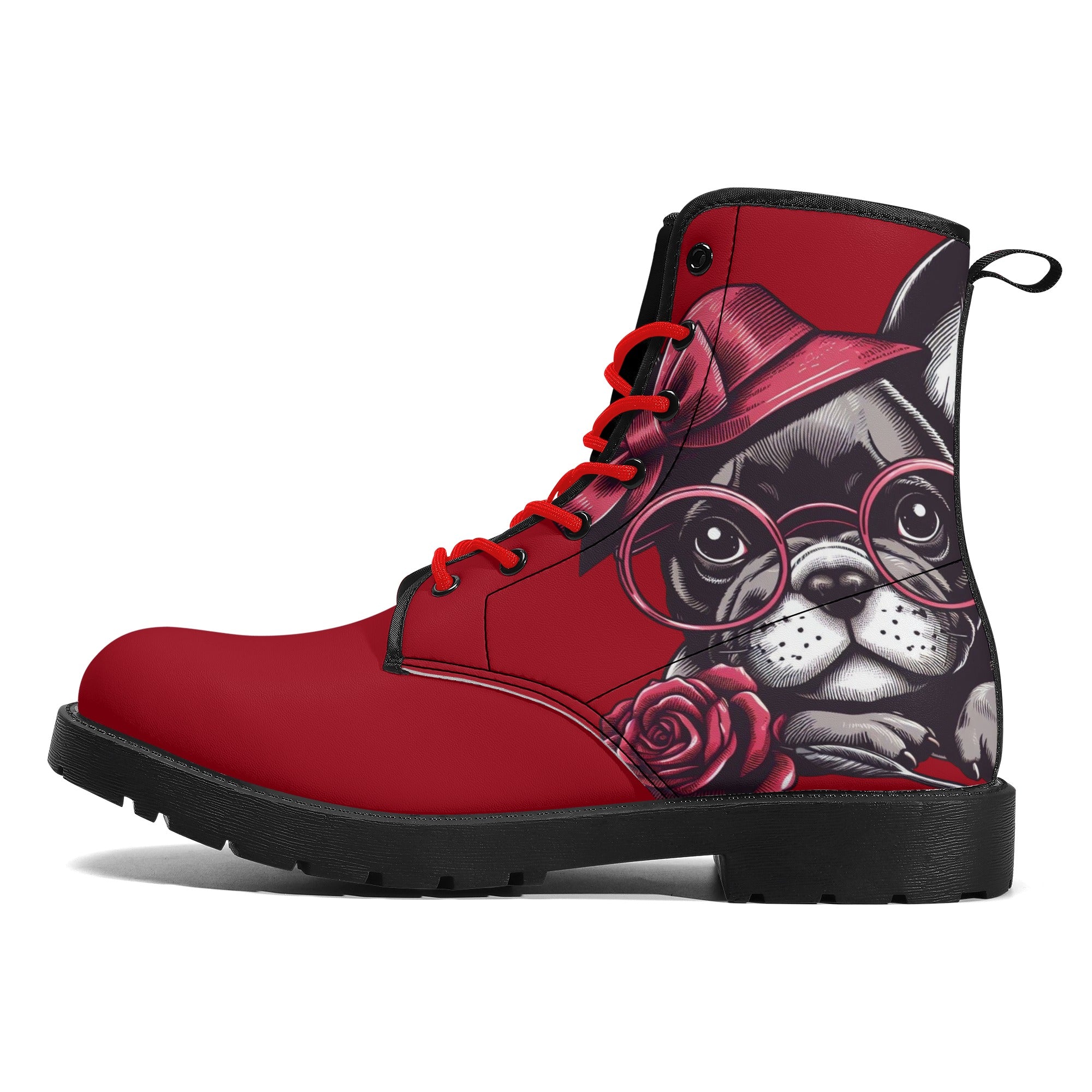 Mia French Bulldog Ankle Booties for Frenchie Enthusiasts-fadou